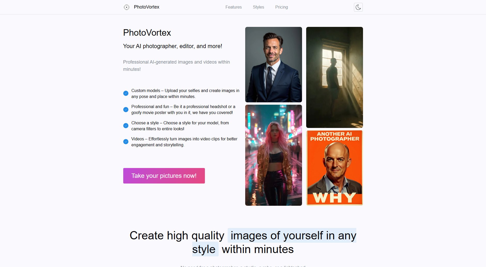 PhotoVortex PhotoVortex Interface & Screenshots