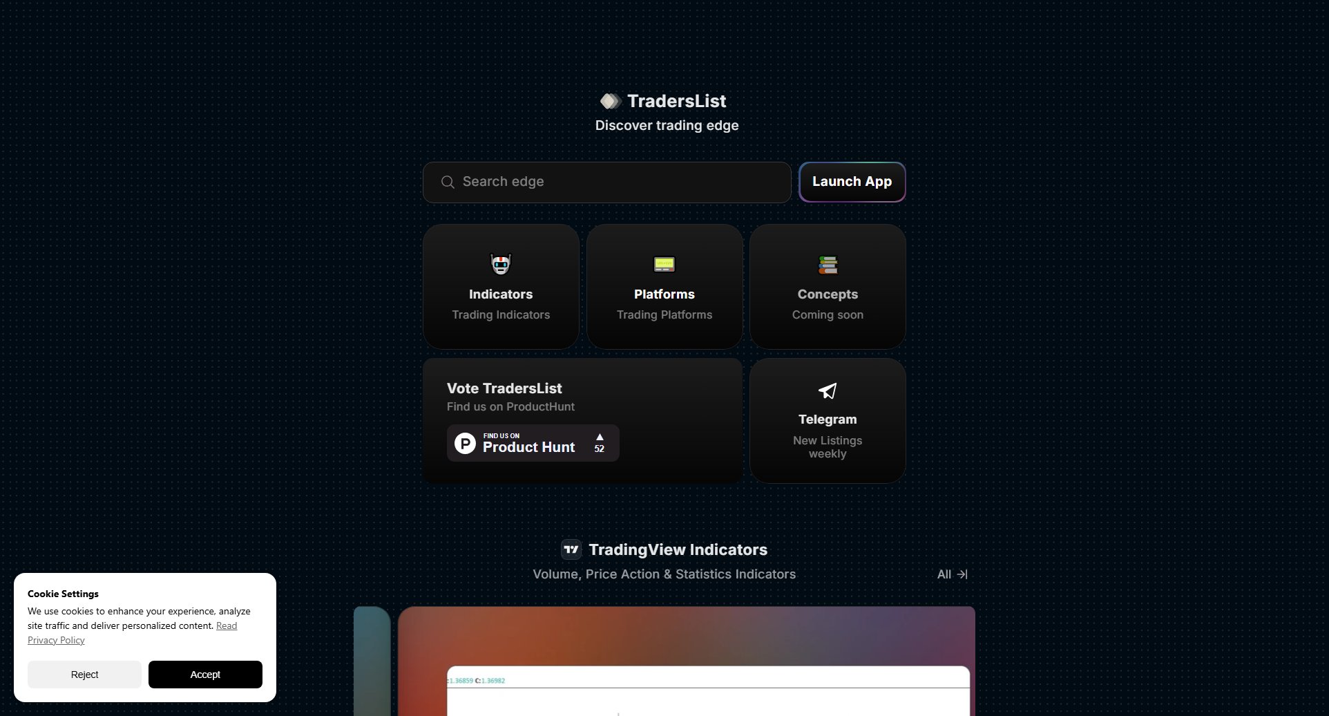 TradersList TradersList Interface & Screenshots