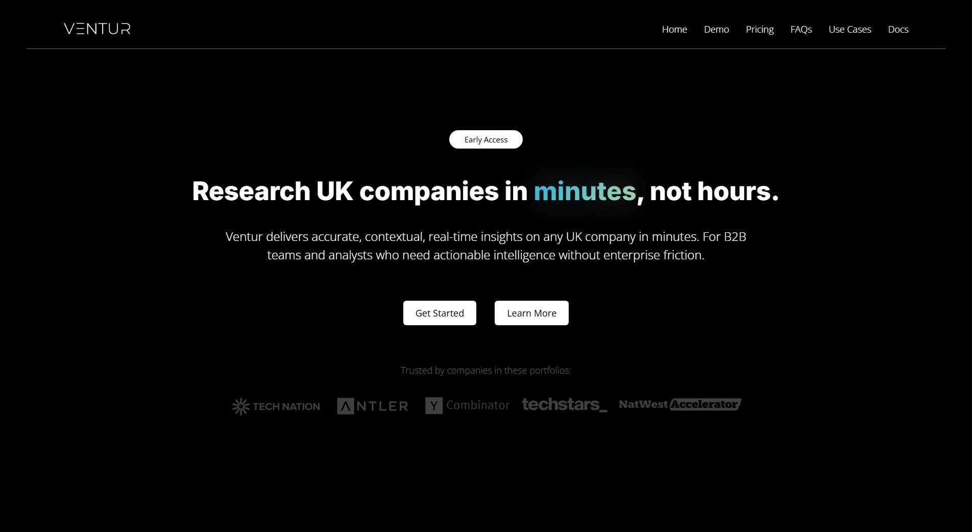 Ventur Ventur Interface & Screenshots