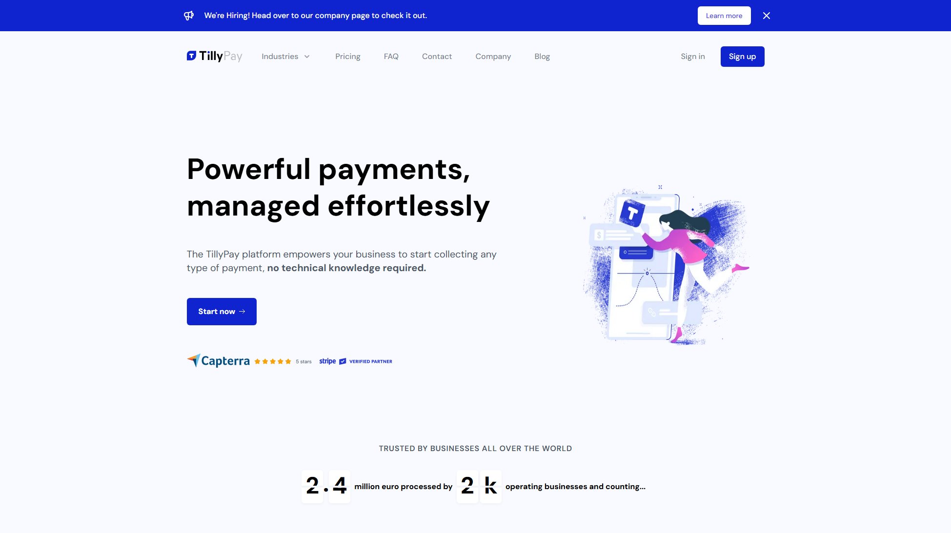 TillyPay TillyPay Interface & Screenshots TillyPay TillyPay Interface & Screenshots