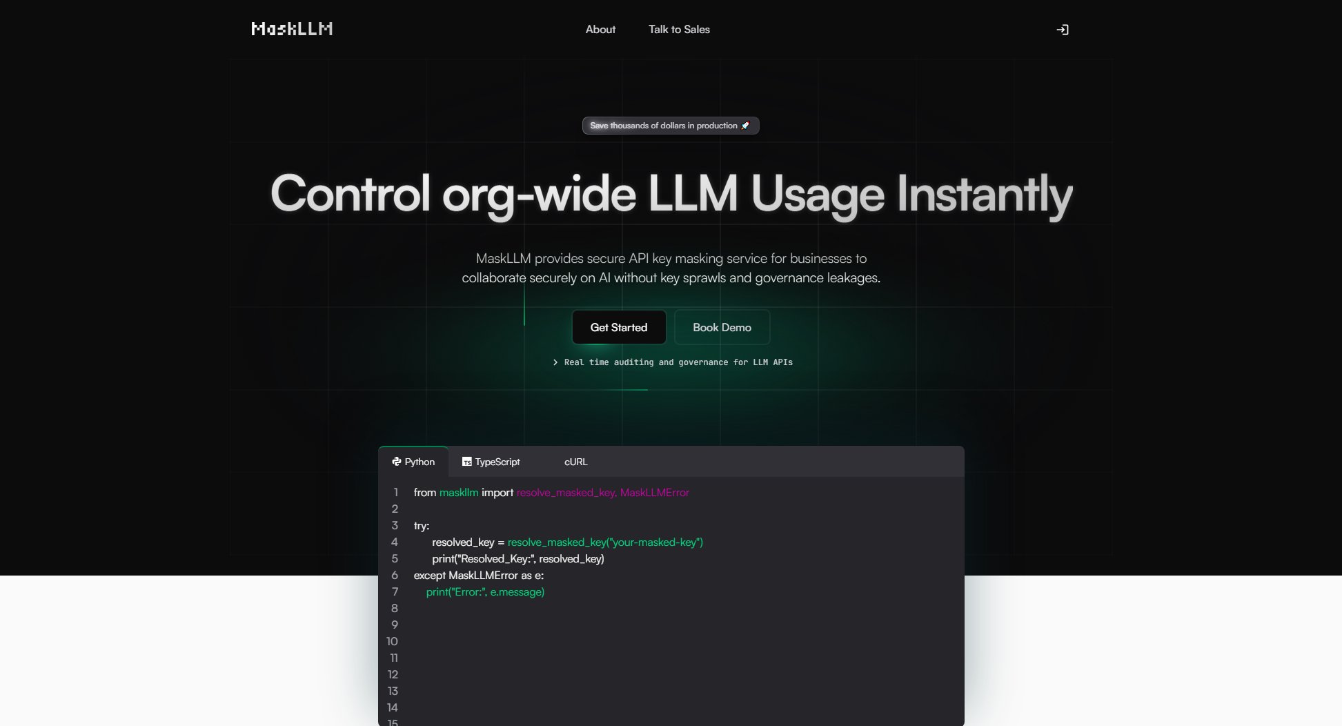 MaskLLM MaskLLM Interface & Screenshots