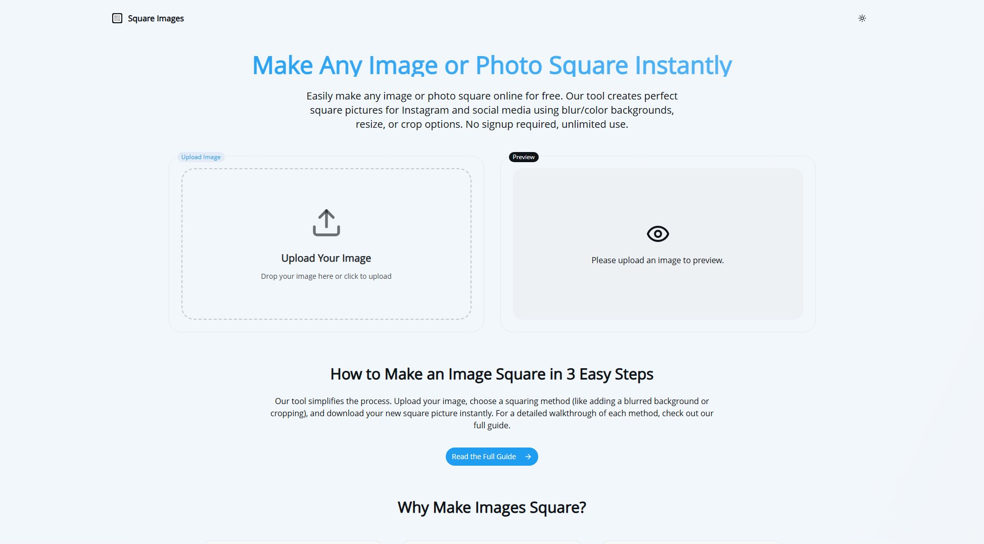 Square Image Maker Square Image Maker Interface & Screenshots