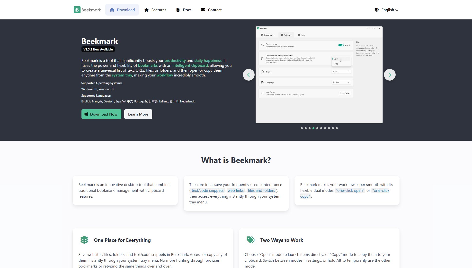 Beekmark Beekmark Interface & Screenshots Beekmark Beekmark Interface & Screenshots