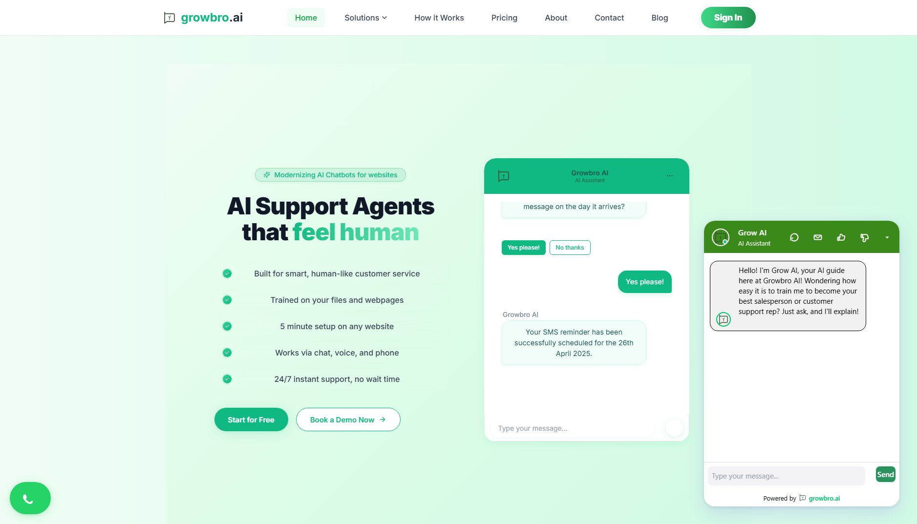 Growbro.ai Growbro.ai Interface & Screenshots
