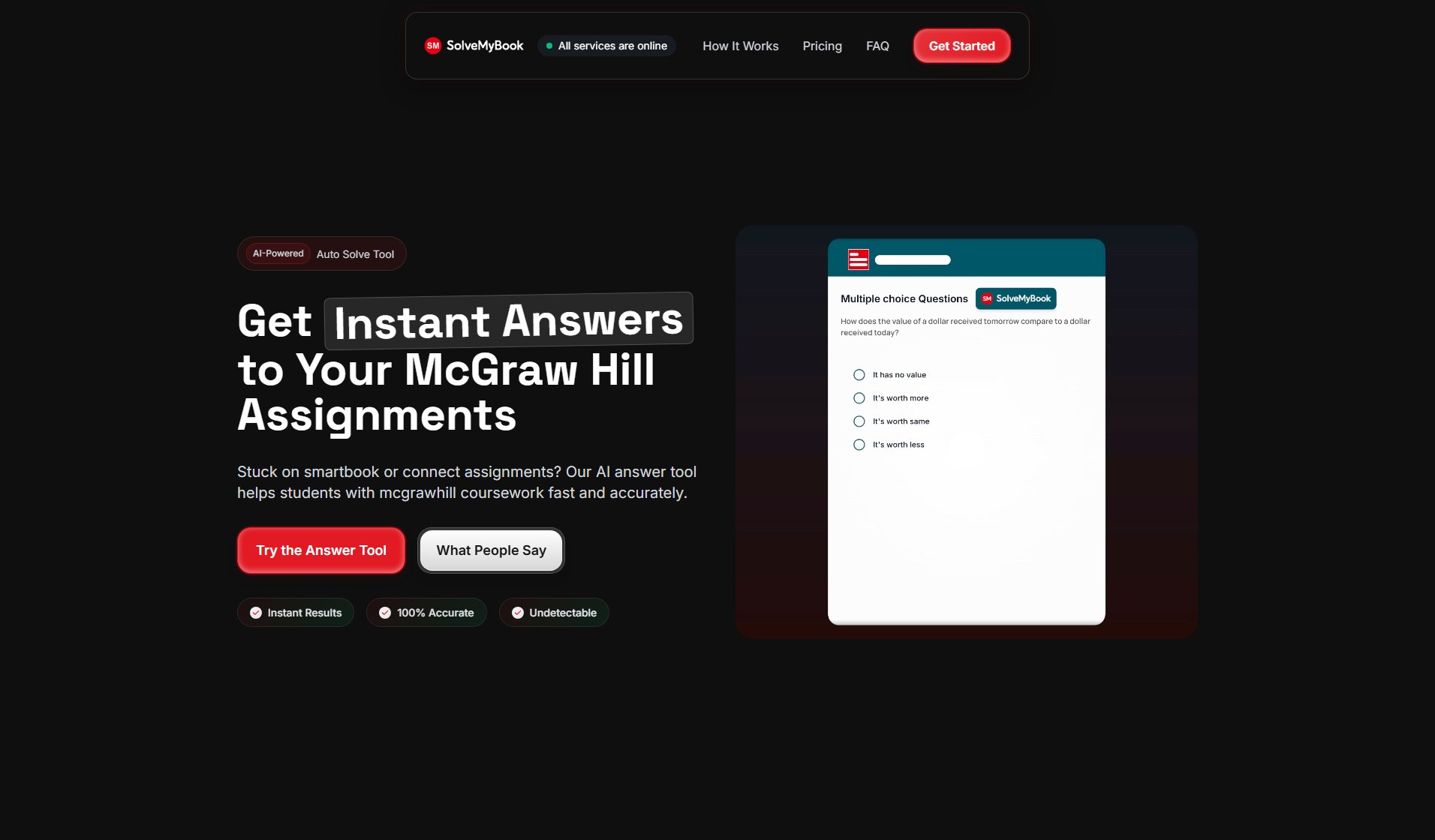 McGraw Auto Solve Tool McGraw Auto Solve Tool Interface & Screenshots McGraw Auto Solve Tool McGraw Auto Solve Tool Interface & Screenshots