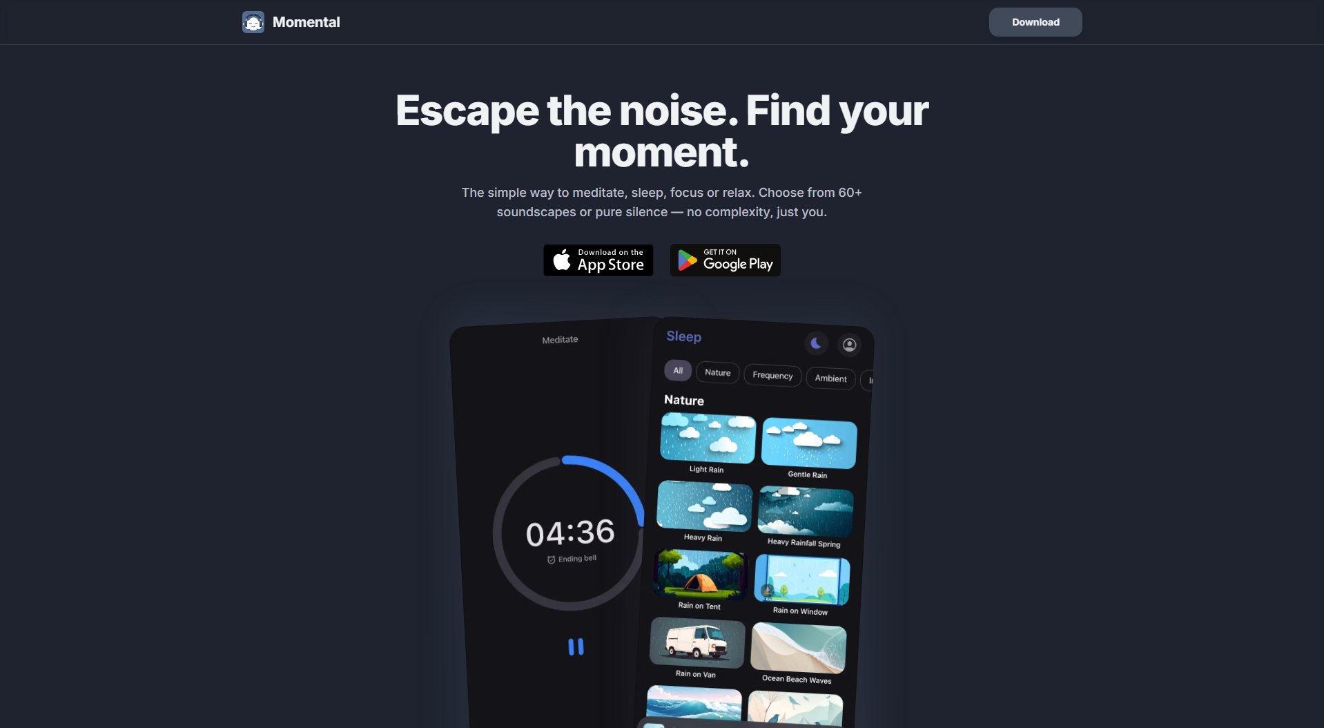 Momental Momental Interface & Screenshots Momental Momental Interface & Screenshots
