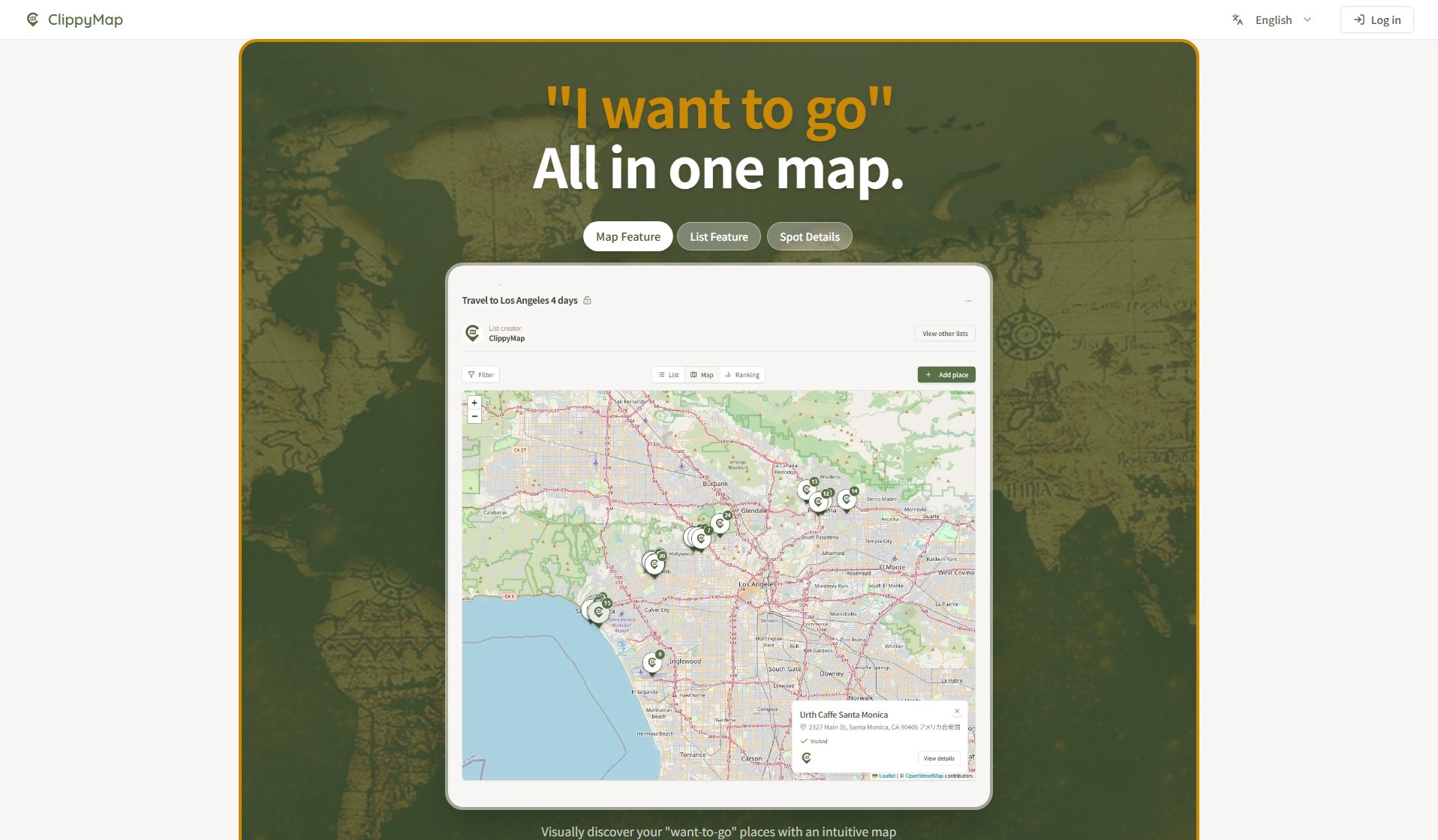 ClippyMap ClippyMap Interface & Screenshots ClippyMap ClippyMap Interface & Screenshots