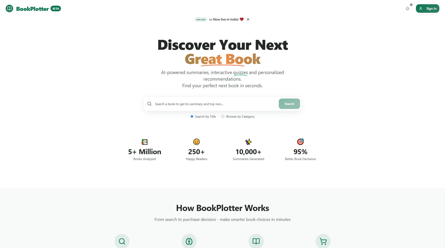 BookPlotter BookPlotter Interface & Screenshots BookPlotter BookPlotter Interface & Screenshots