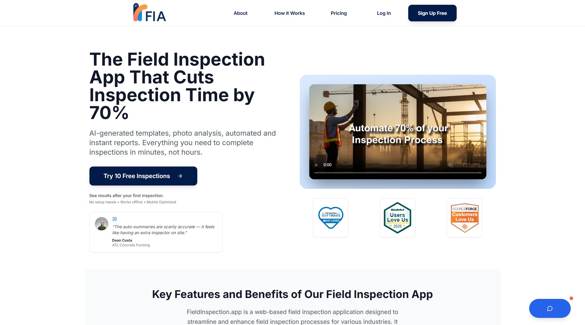 FieldInspection.app FieldInspection.app Interface & Screenshots FieldInspection.app FieldInspection.app Interface & Screenshots