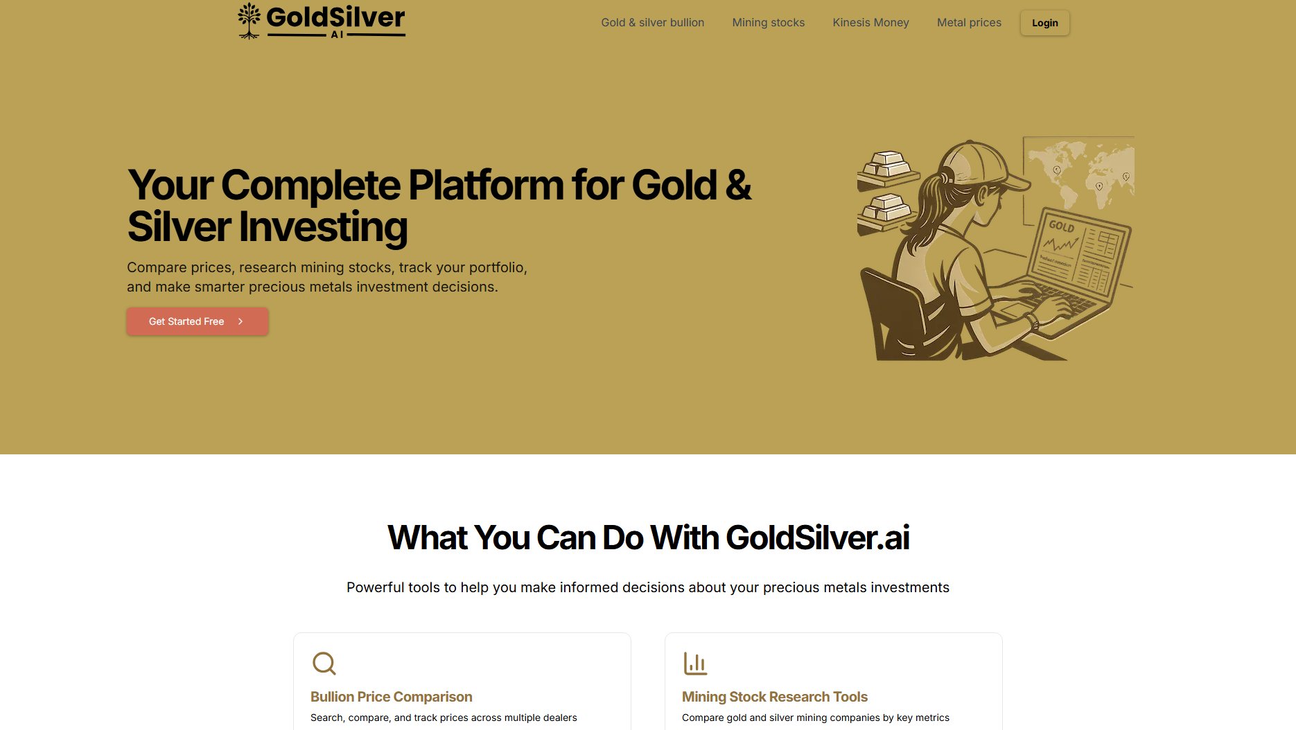 GoldSilver.ai GoldSilver.ai Interface & Screenshots GoldSilver.ai GoldSilver.ai Interface & Screenshots