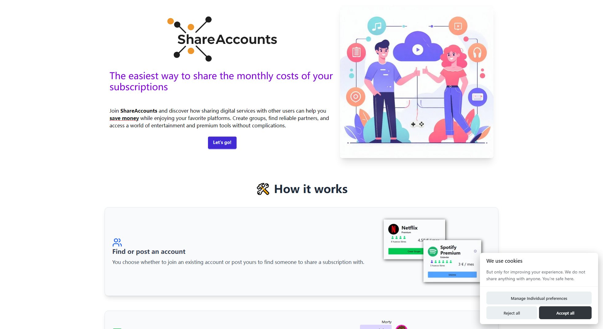 Share-Accounts Share-Accounts Interface & Screenshots Share-Accounts Share-Accounts Interface & Screenshots