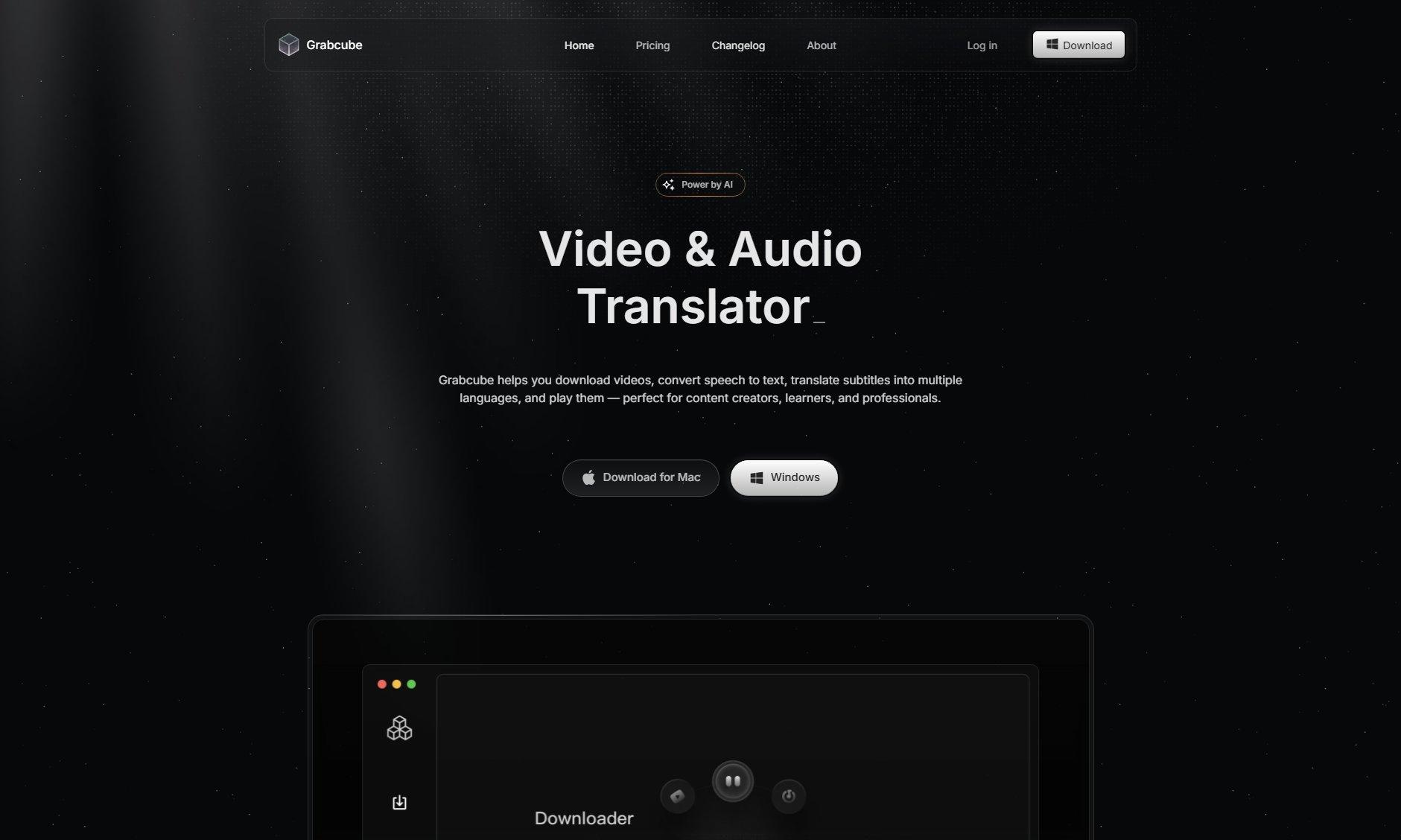 Grabcube Grabcube Interface & Screenshots