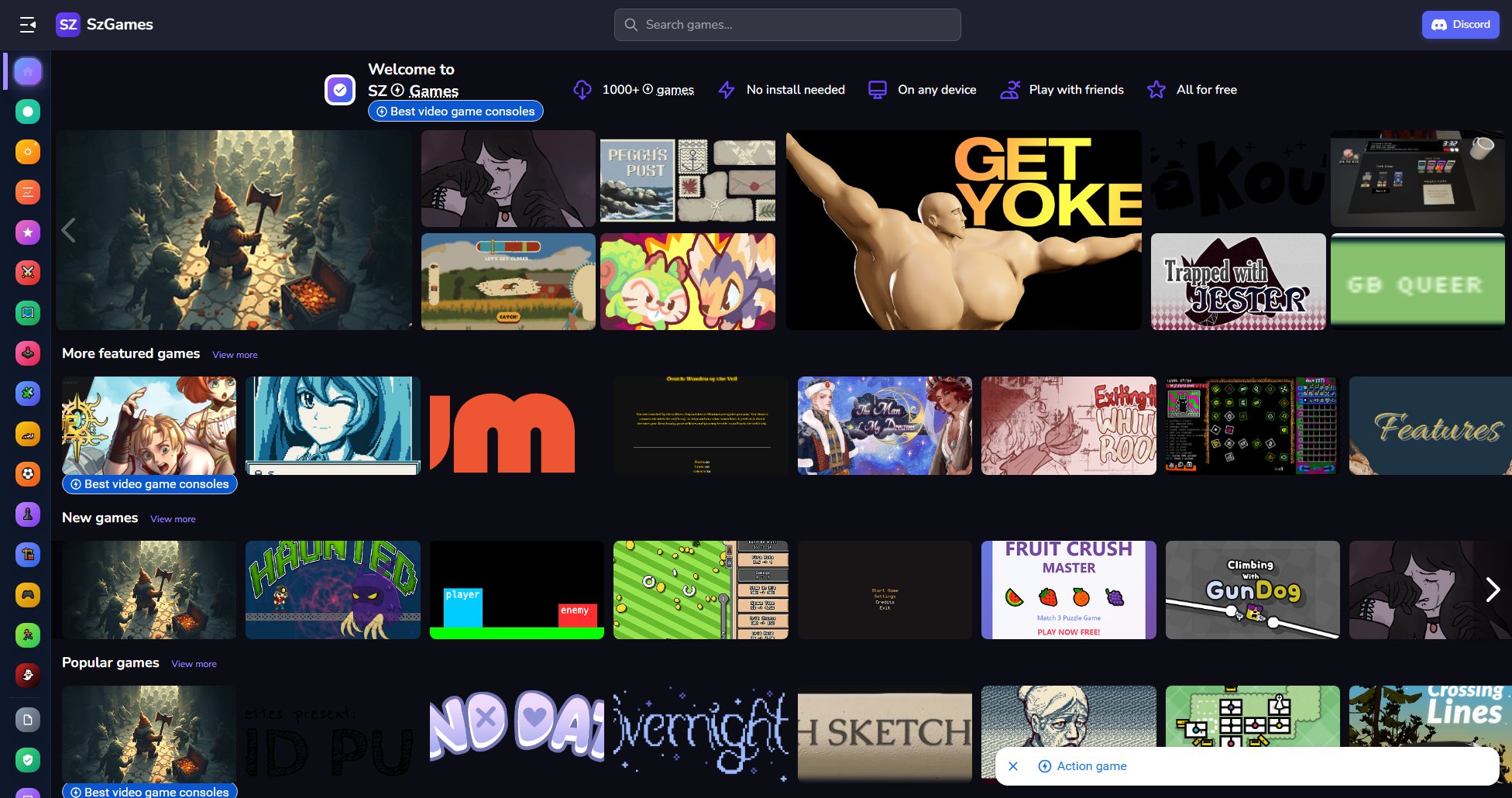 SZ Games SZ Games Interface & Screenshots SZ Games SZ Games Interface & Screenshots
