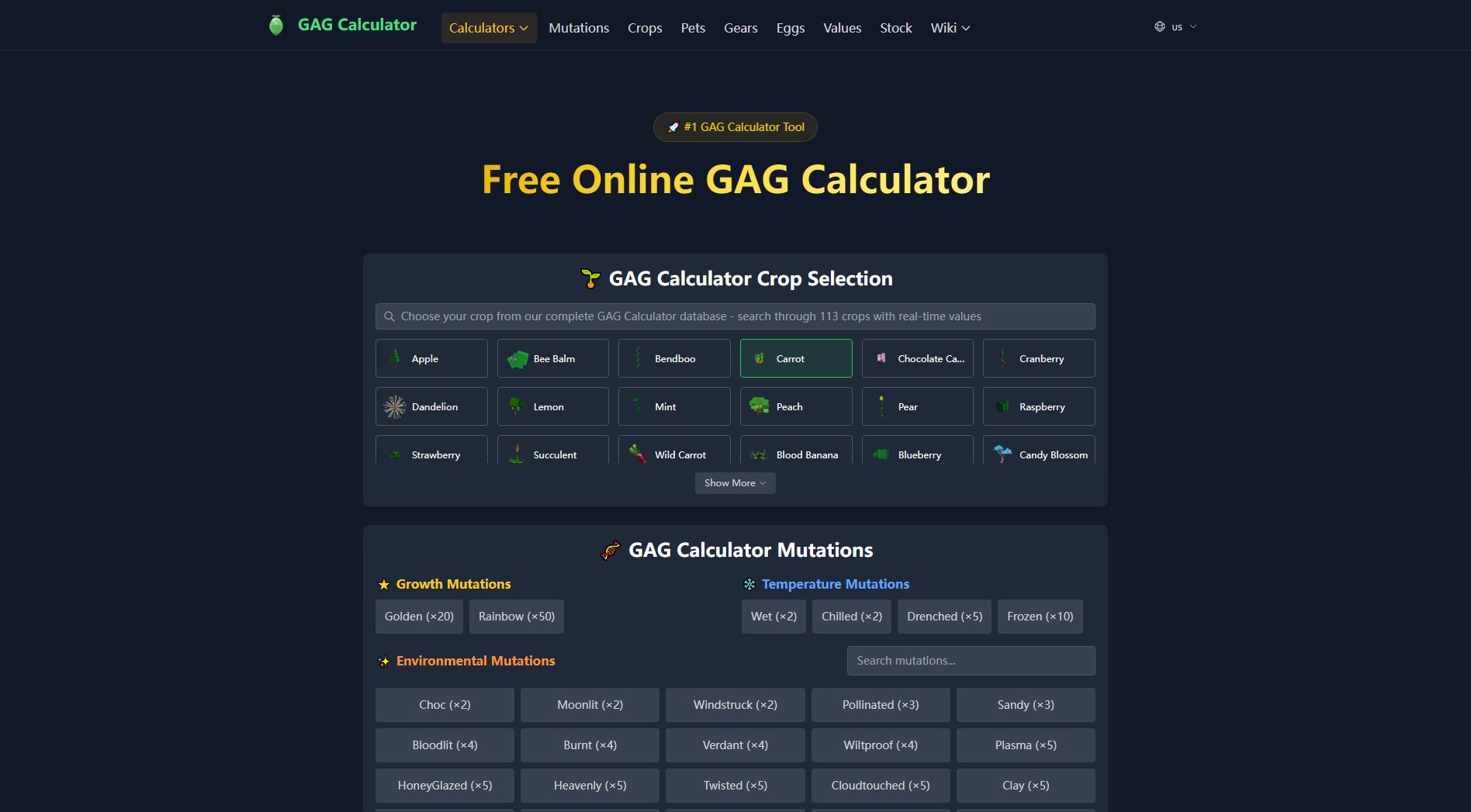 GAG Calculator GAG Calculator Interface & Screenshots GAG Calculator GAG Calculator Interface & Screenshots