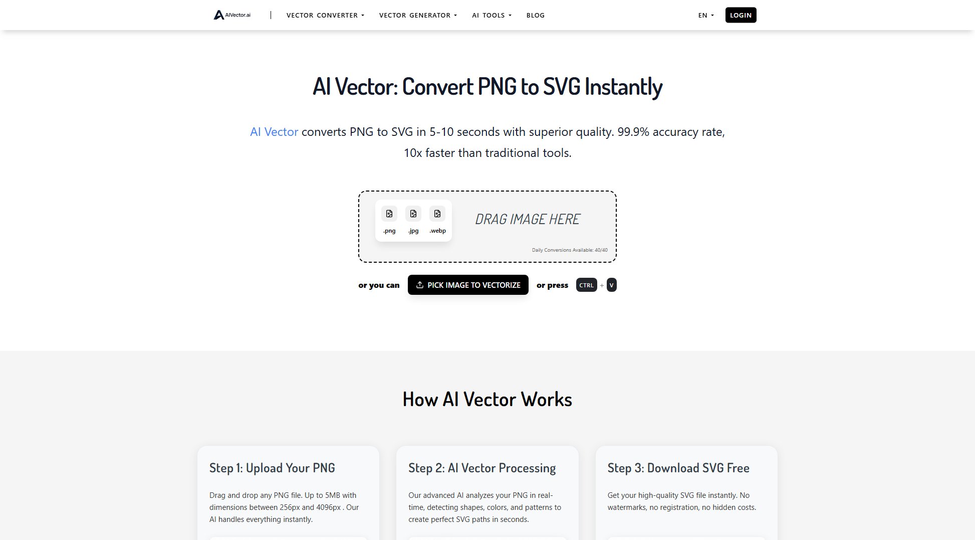 AI Vector AI Vector Interface & Screenshots