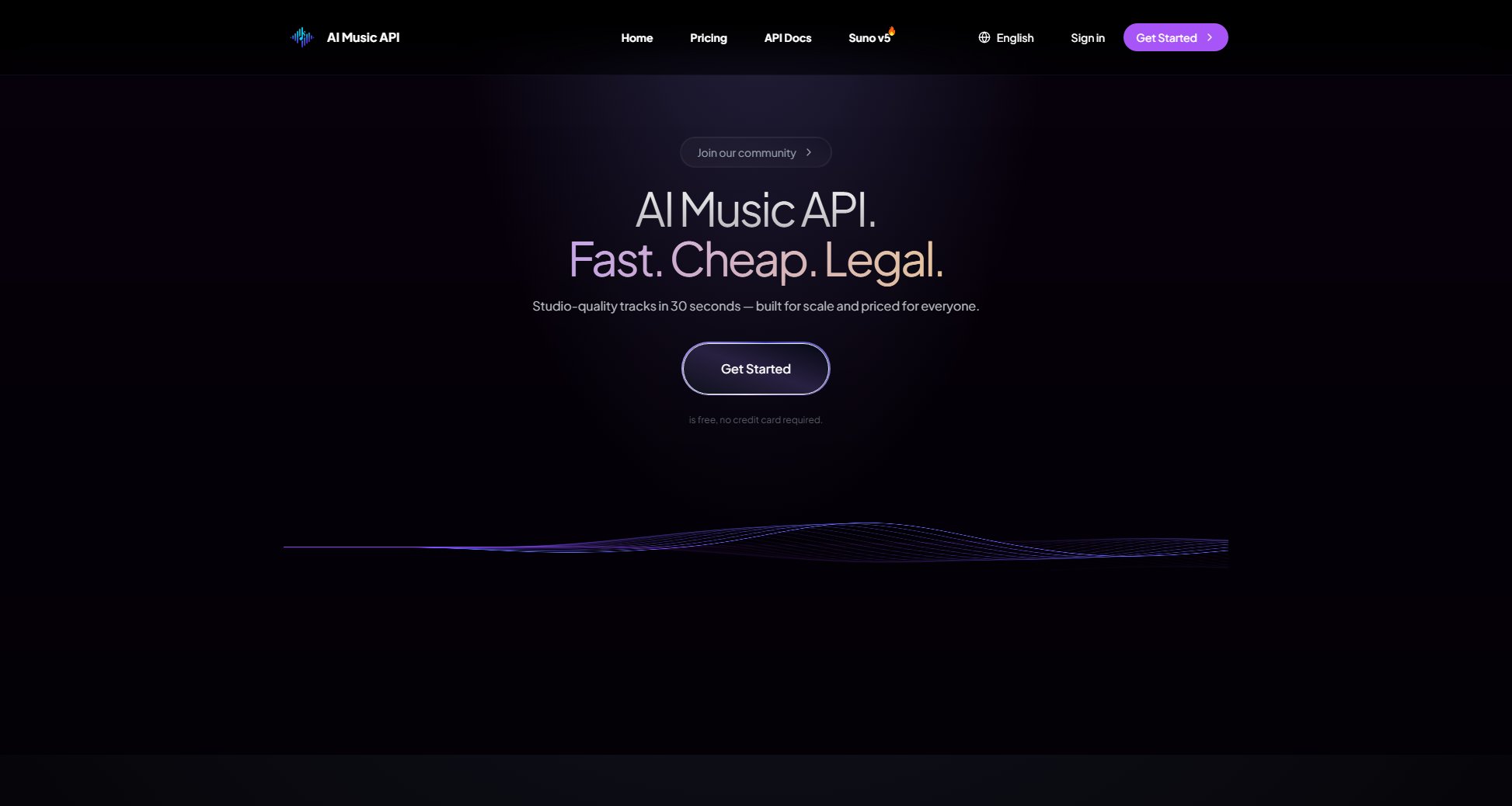 AI MusicAPI AI MusicAPI Interface & Screenshots