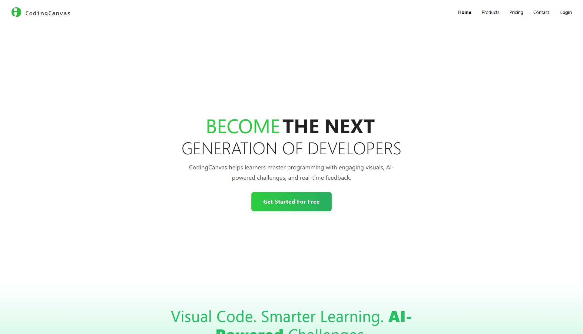 Coding Canvas Coding Canvas Interface & Screenshots Coding Canvas Coding Canvas Interface & Screenshots
