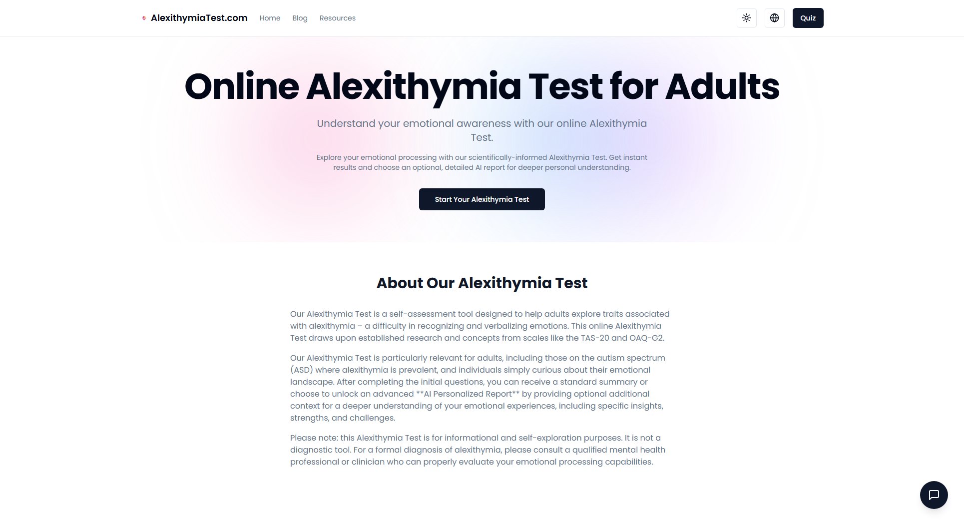 Alexithymia Test Online Alexithymia Test Online Interface & Screenshots Alexithymia Test Online Alexithymia Test Online Interface & Screenshots