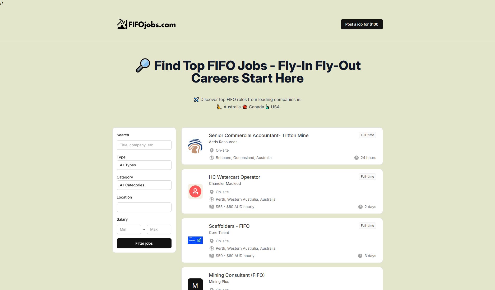 FIFOjobs.com FIFOjobs.com Interface & Screenshots FIFOjobs.com FIFOjobs.com Interface & Screenshots