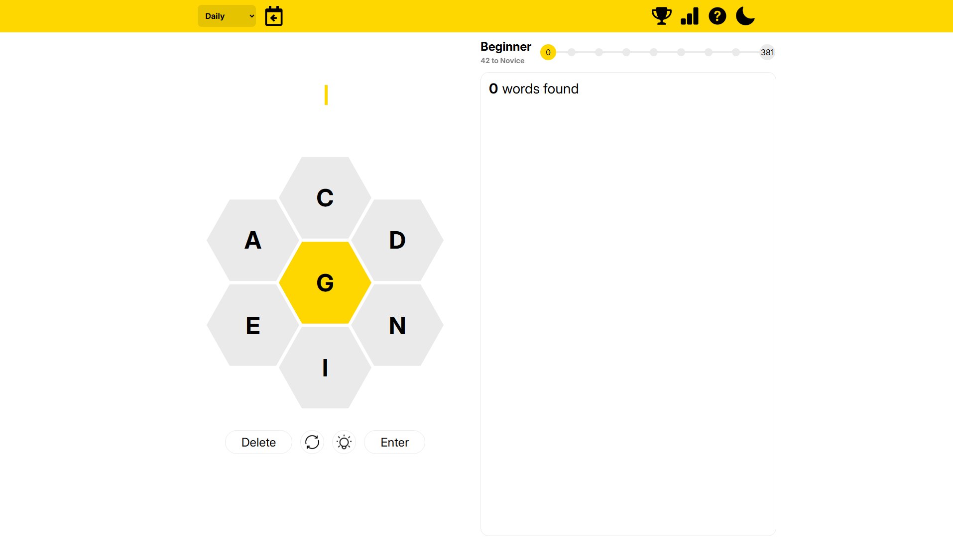 Spelling Bee Game Spelling Bee Game Interface & Screenshots
