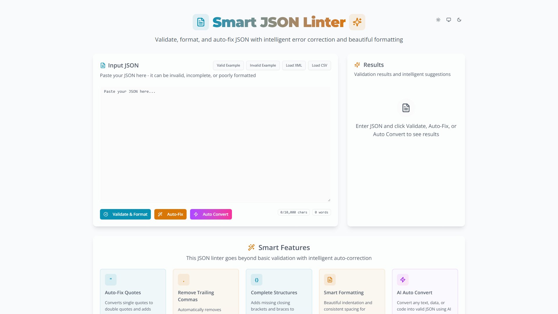 Smart JSON Linter & Formatter Screenshot Smart JSON Linter & Formatter Screenshot