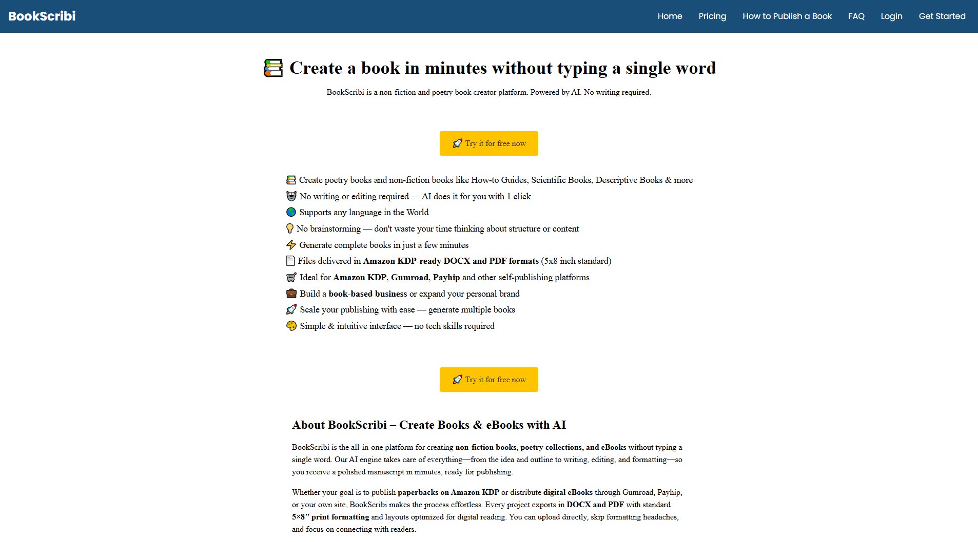 BookScribi Screenshot