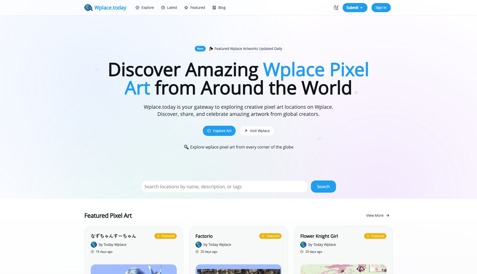 Wplace.today Wplace.today Interface & Screenshots