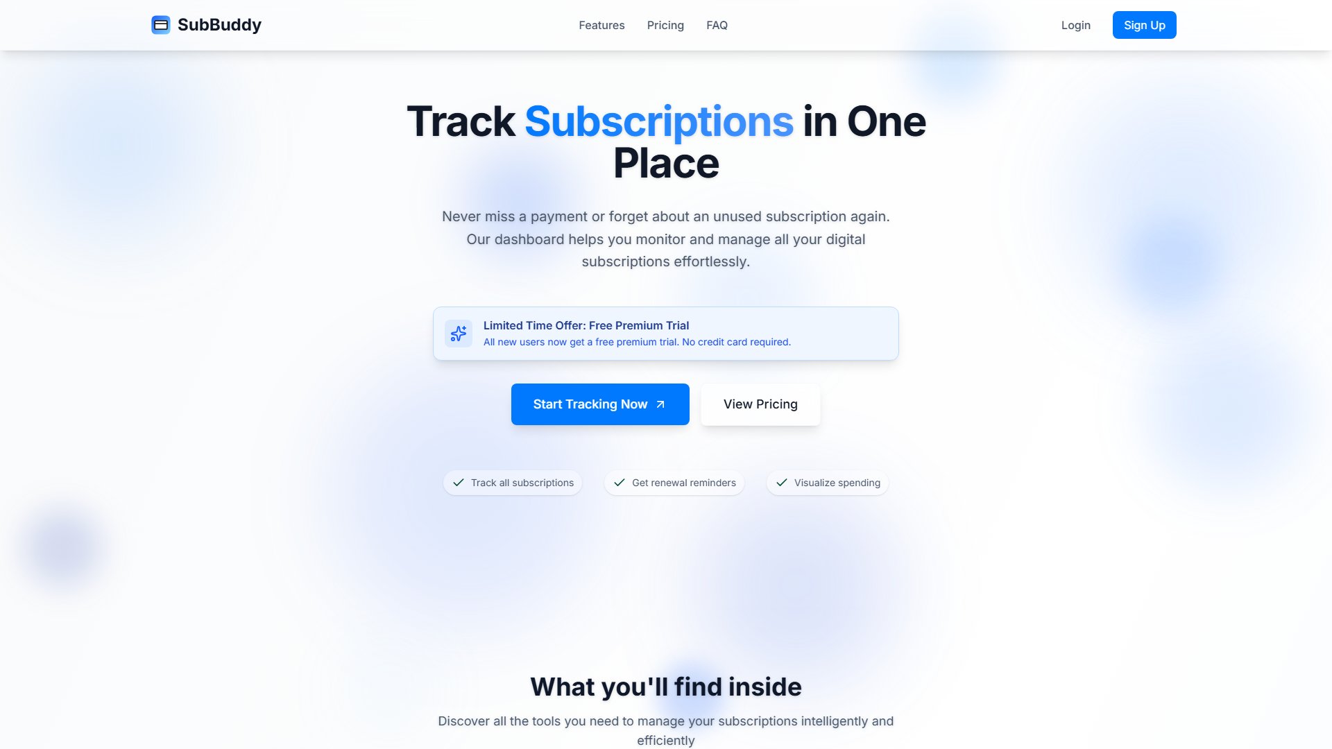 SubBuddy Screenshot SubBuddy Screenshot