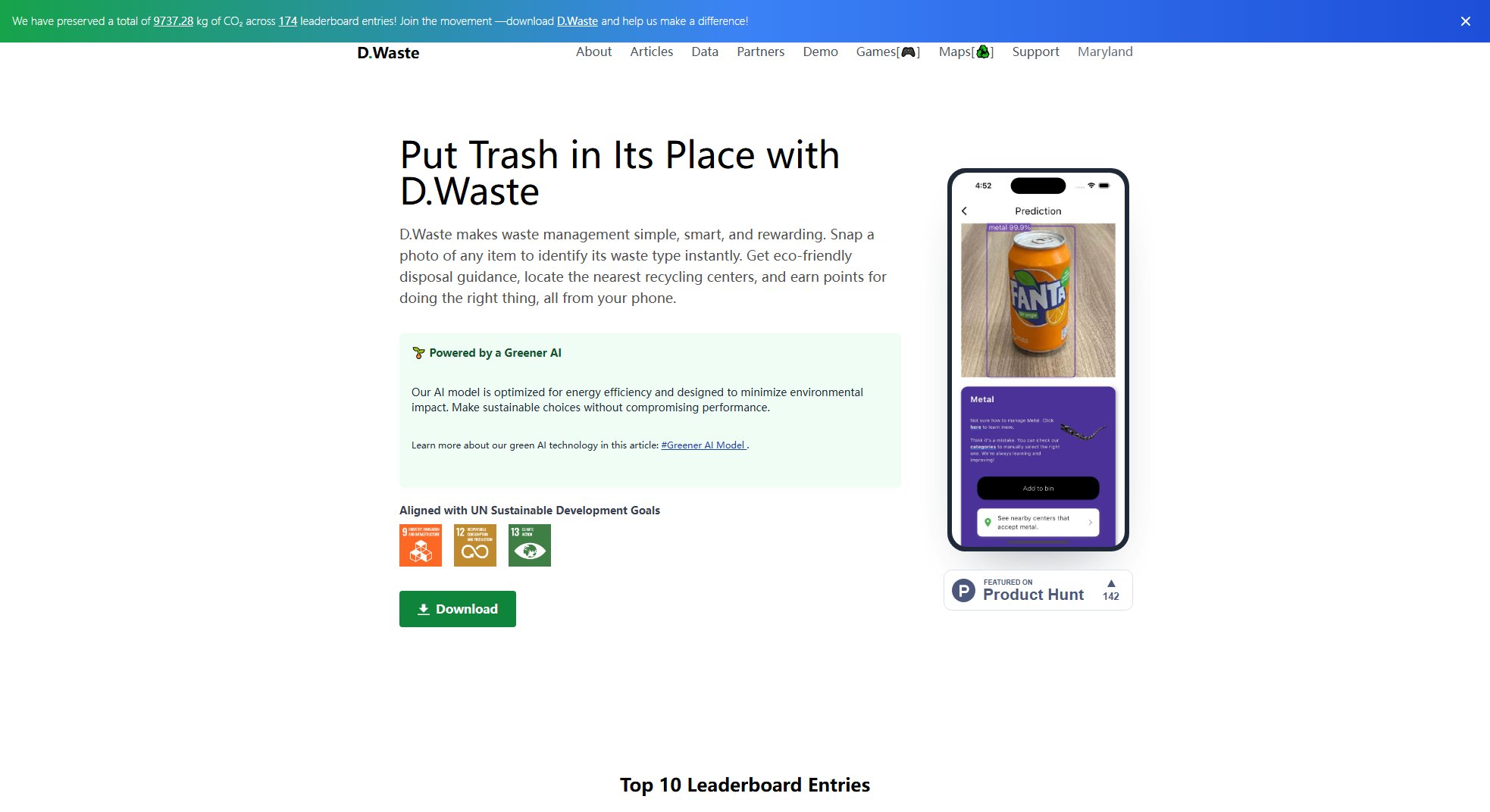 D.Waste D.Waste Interface & Screenshots
