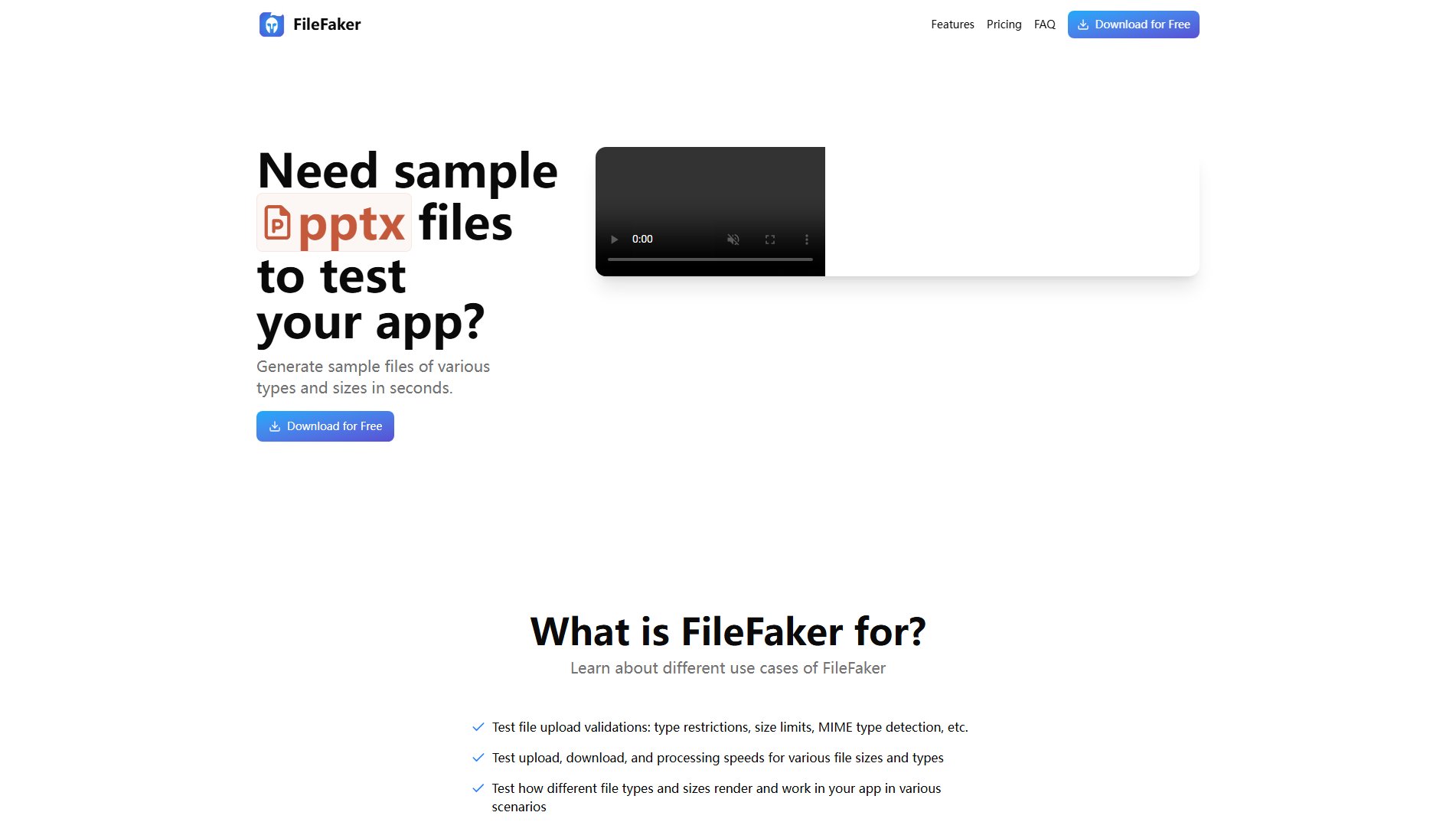 FileFaker FileFaker Interface & Screenshots FileFaker FileFaker Interface & Screenshots