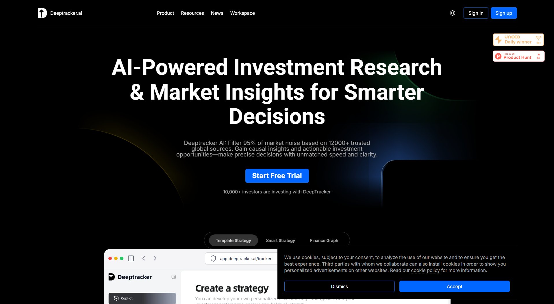 DeepTracker AI DeepTracker AI Interface & Screenshots