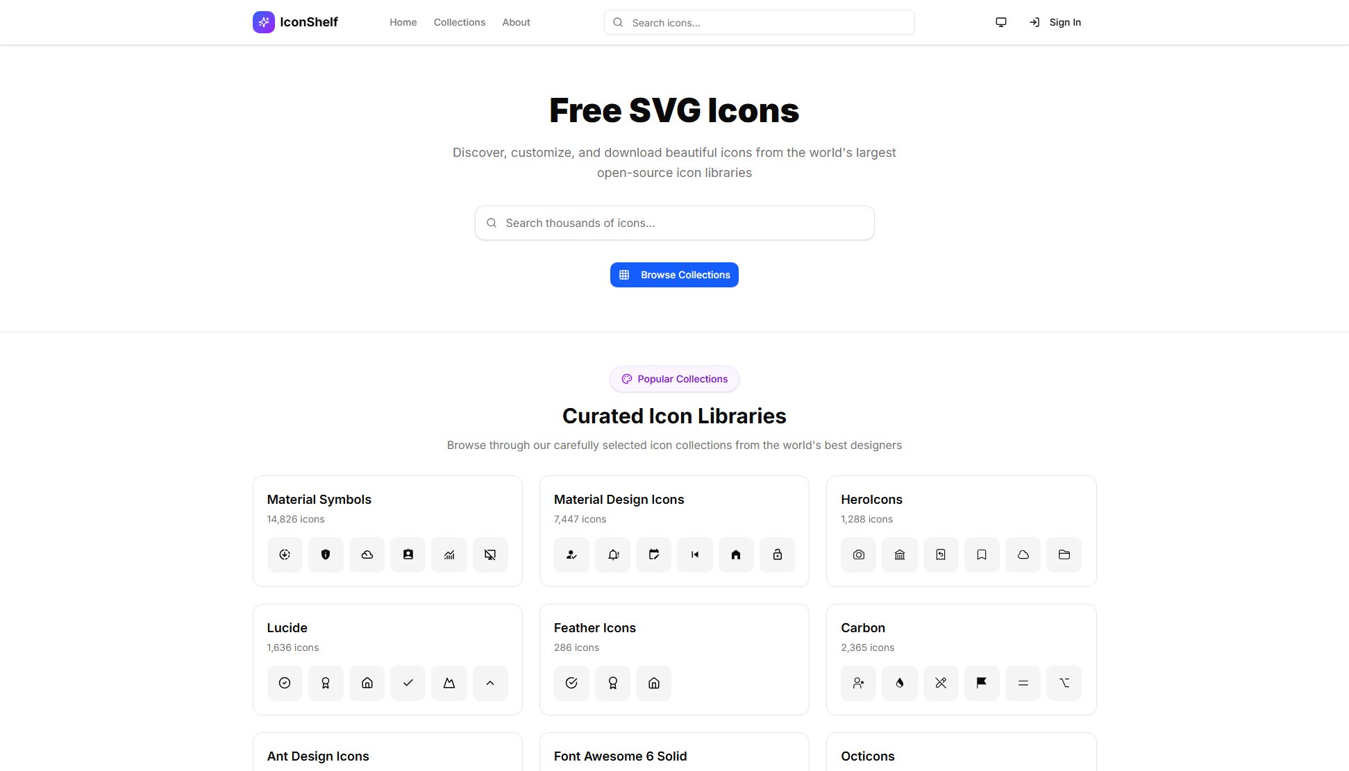 IconShelf IconShelf Interface & Screenshots