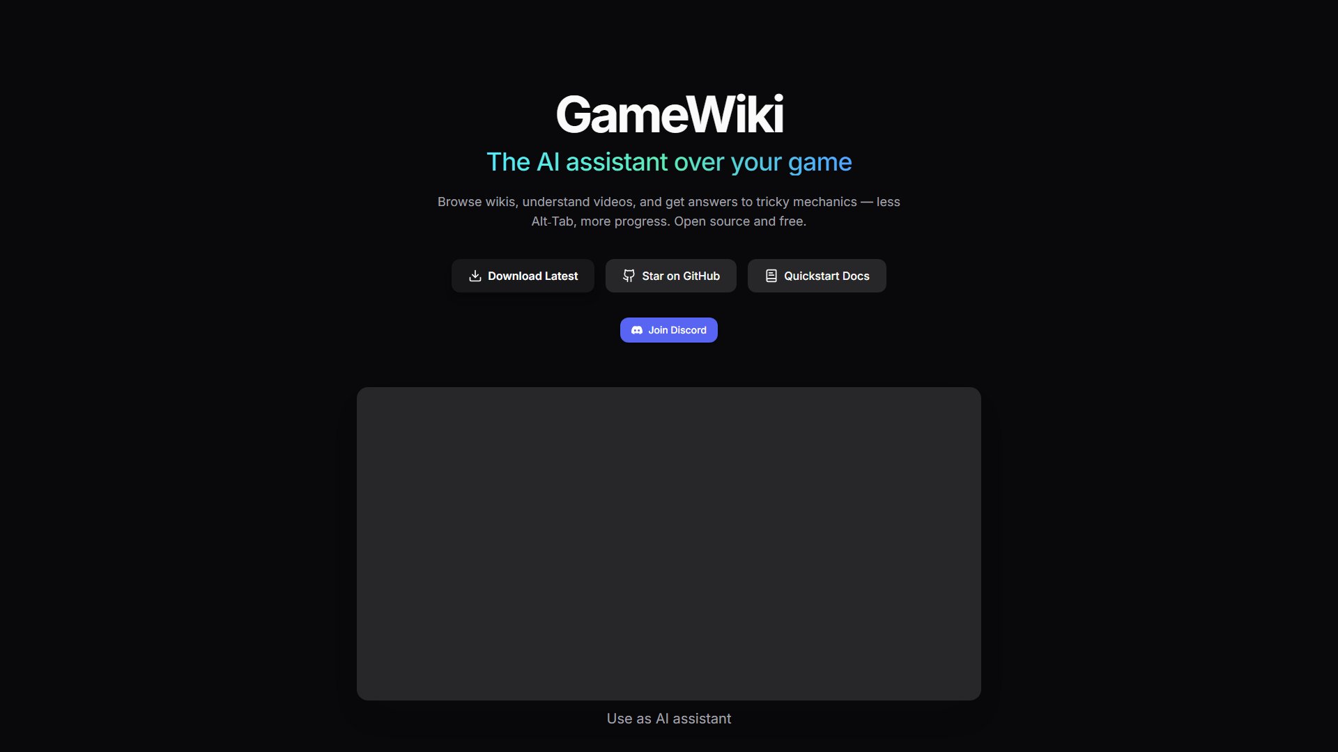 GameWiki Screenshot GameWiki Screenshot