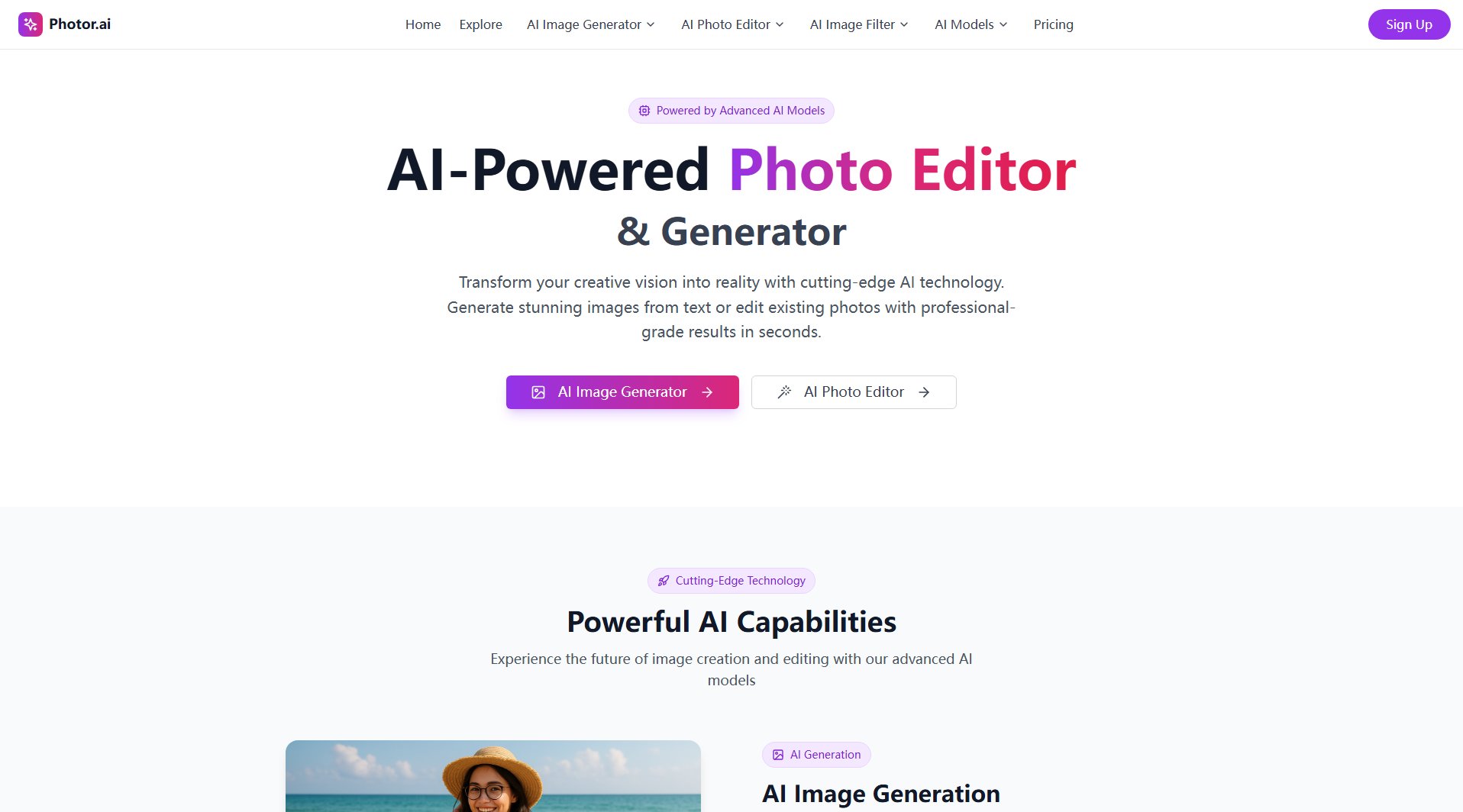Photor.ai Photor.ai Interface & Screenshots