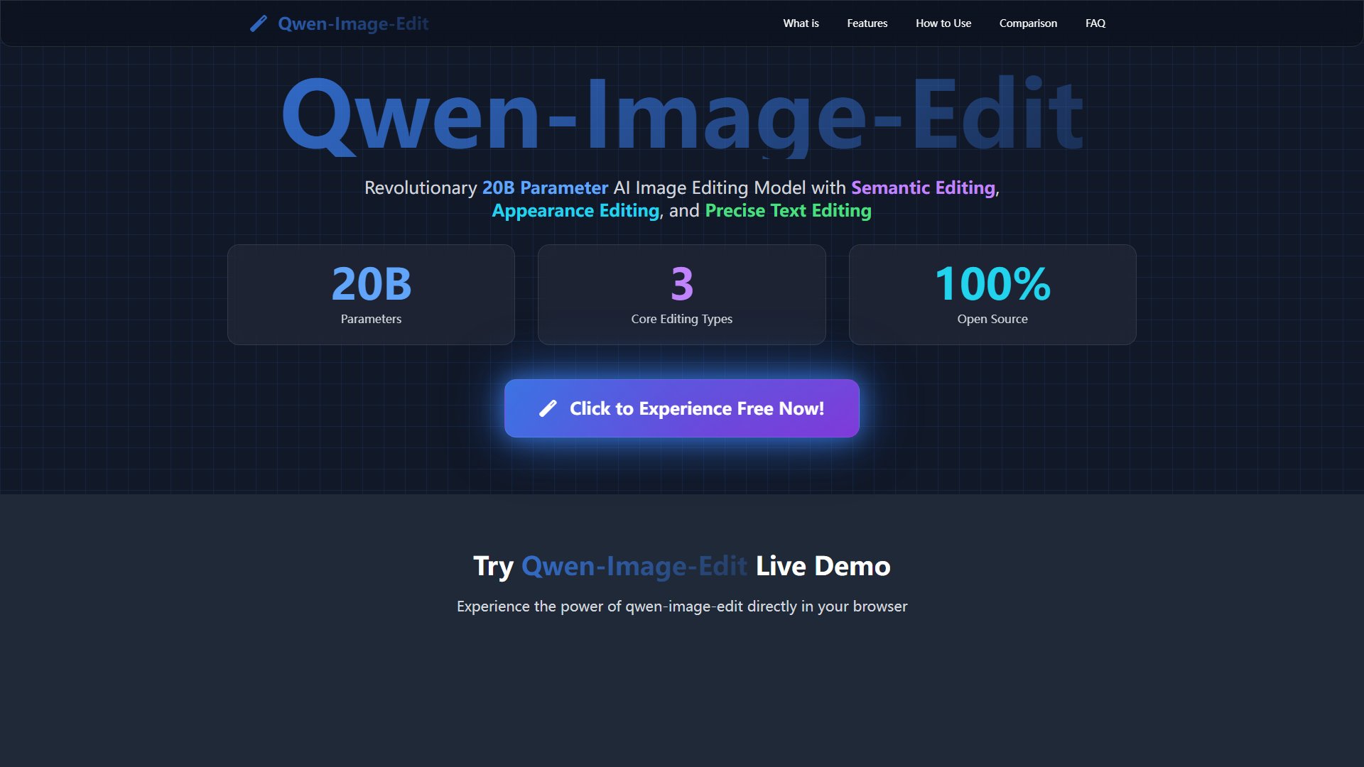 Qwen-Image-Edit Screenshot Qwen-Image-Edit Screenshot