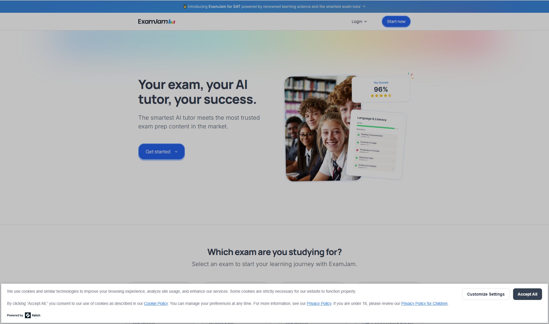 ExamJam ExamJam Interface & Screenshots ExamJam ExamJam Interface & Screenshots