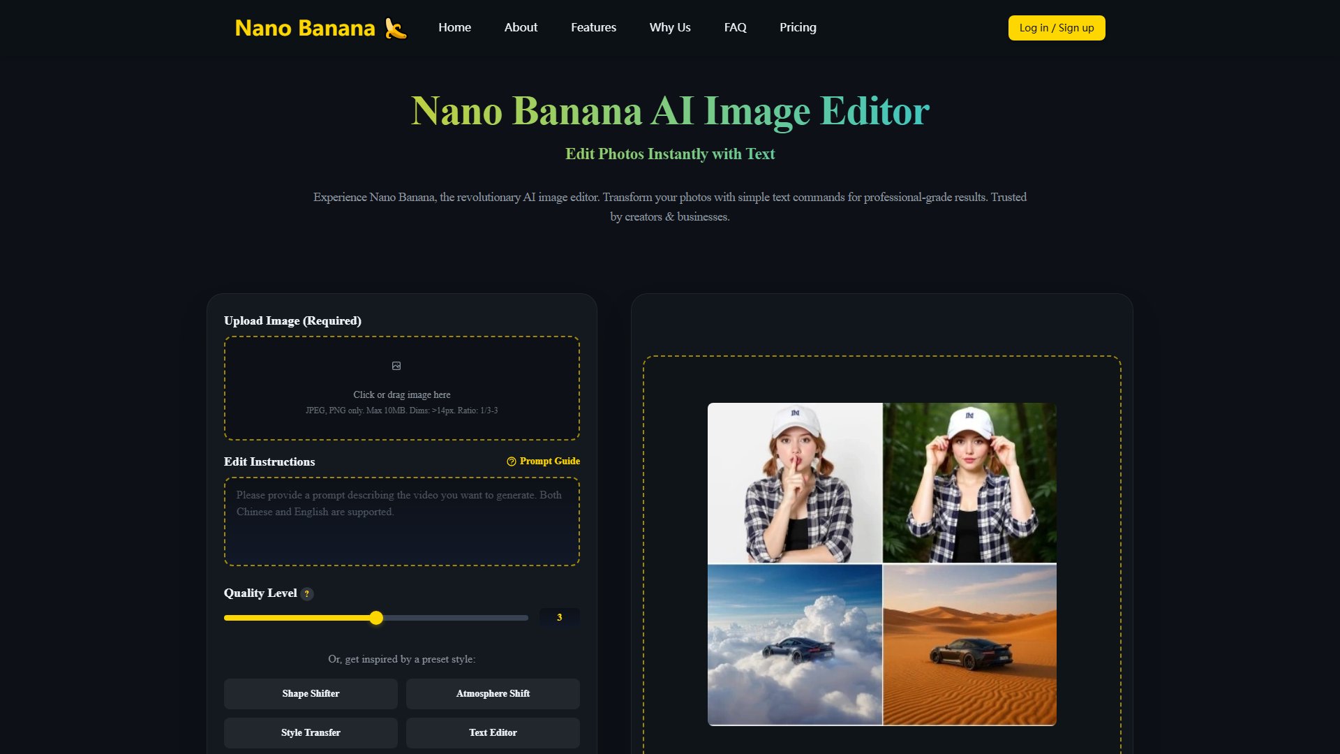 Nano Banana AI Image Generator Screenshot Nano Banana AI Image Generator Screenshot