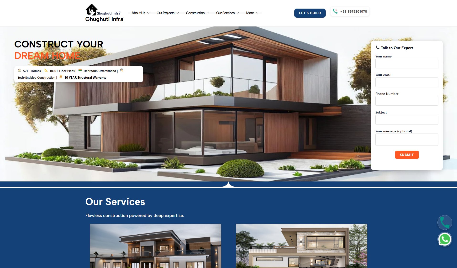 Ghughuti Infra Ghughuti Infra Interface & Screenshots