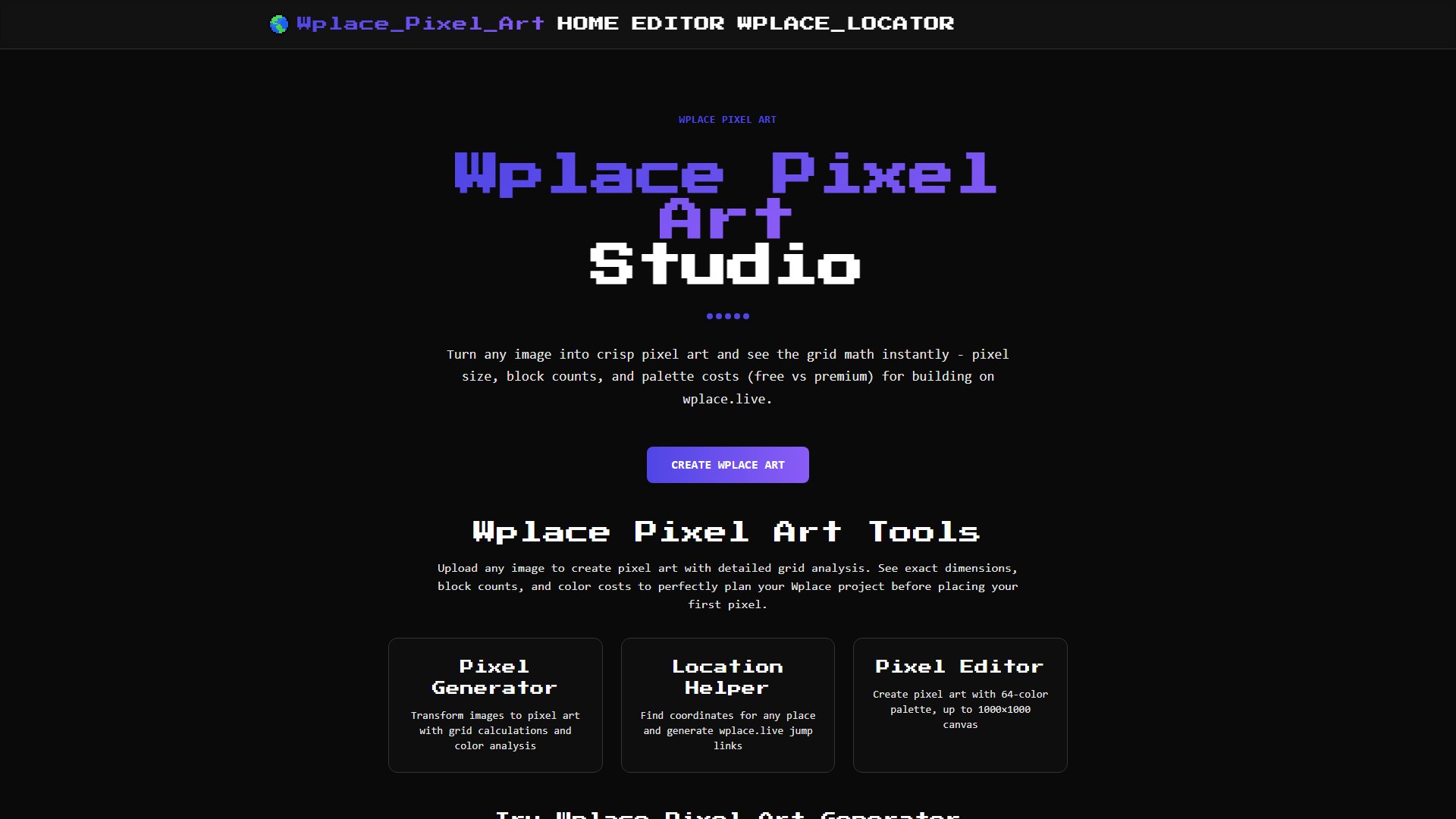 Wplace Pixel Art Screenshot Wplace Pixel Art Screenshot