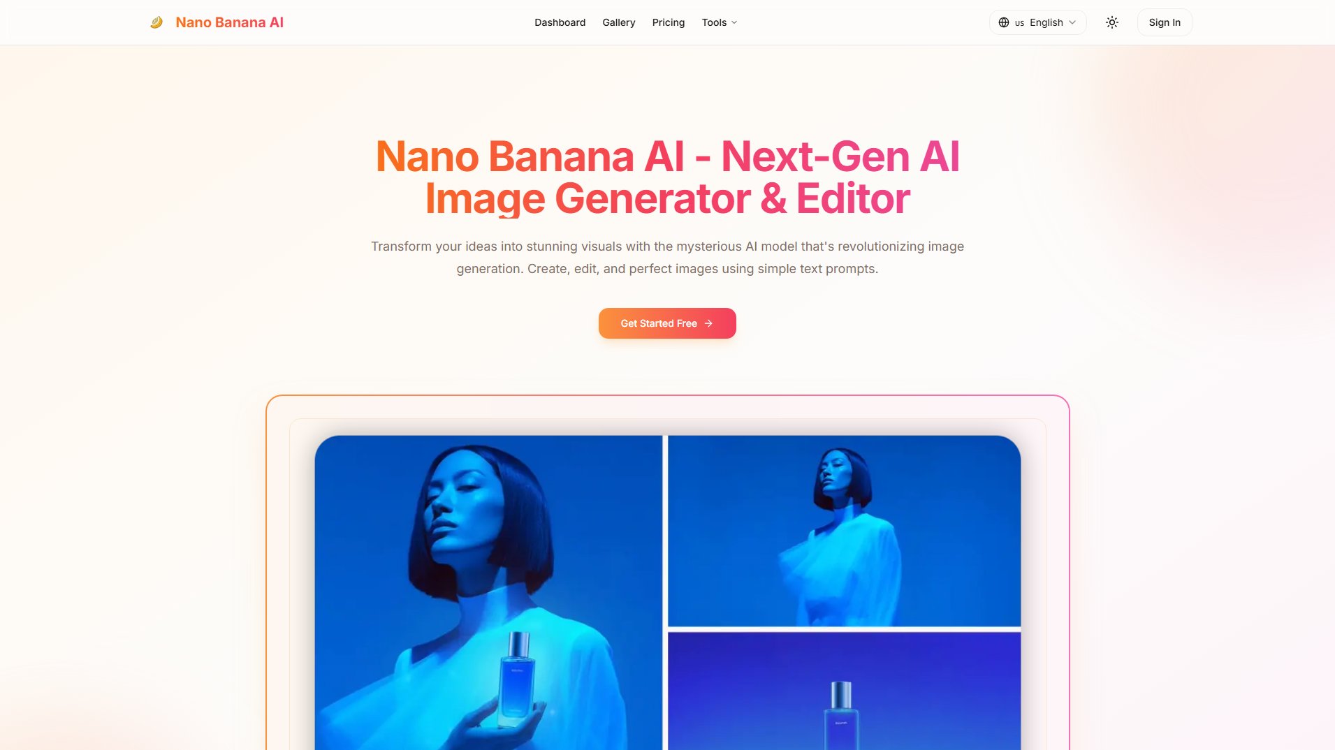 Nano Banana AI Screenshot