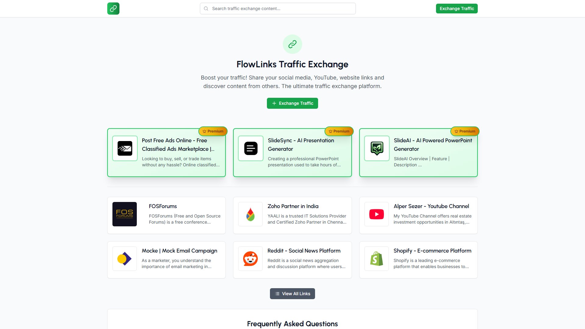 FlowLinks Screenshot FlowLinks Screenshot