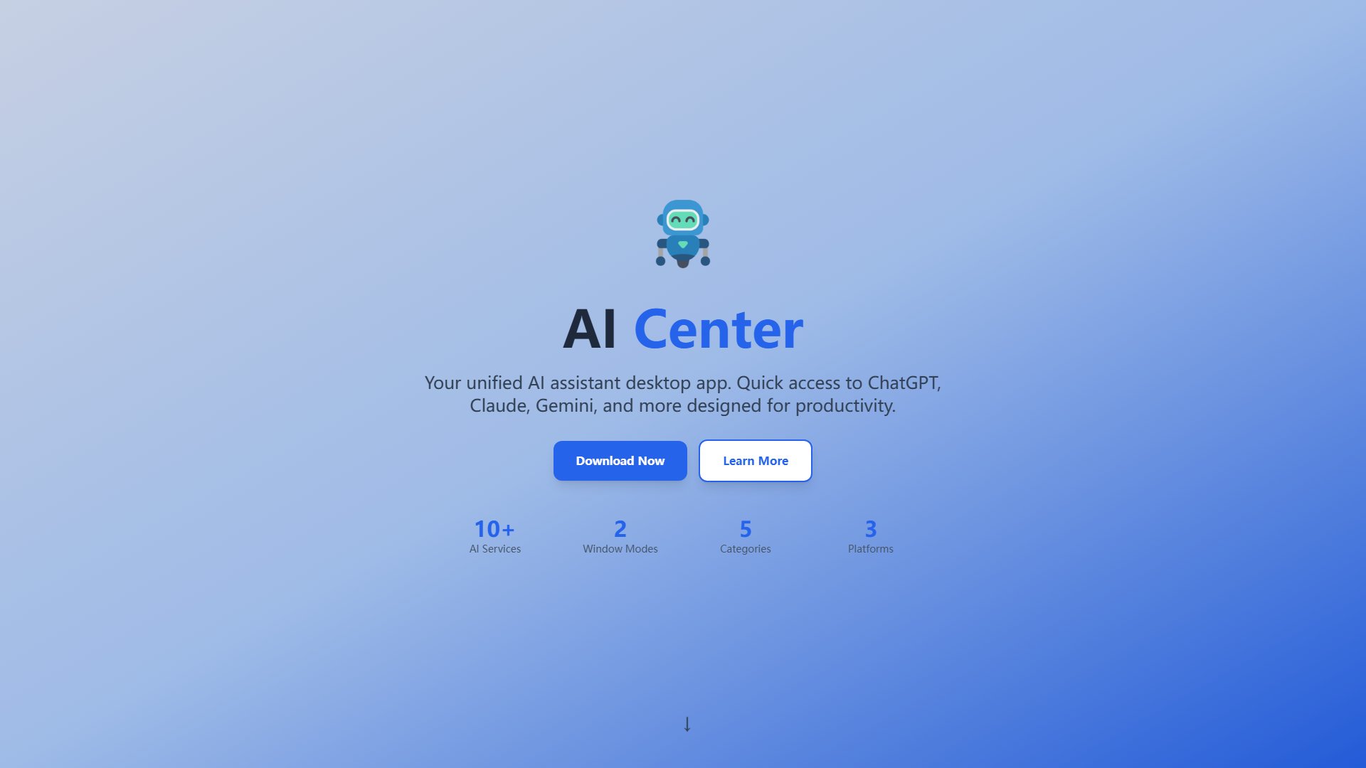 AI Center Screenshot AI Center Screenshot