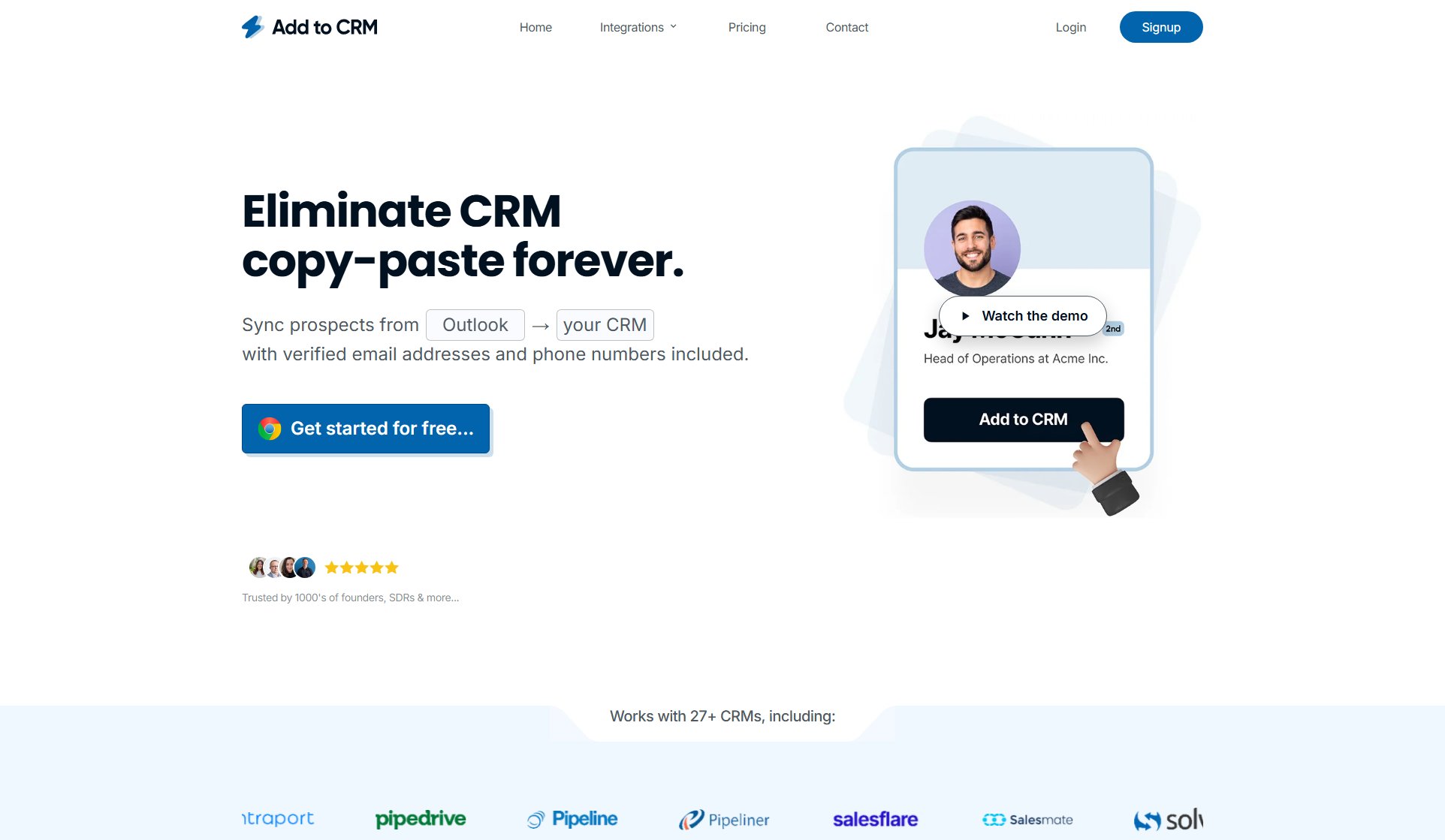 AddToCRM