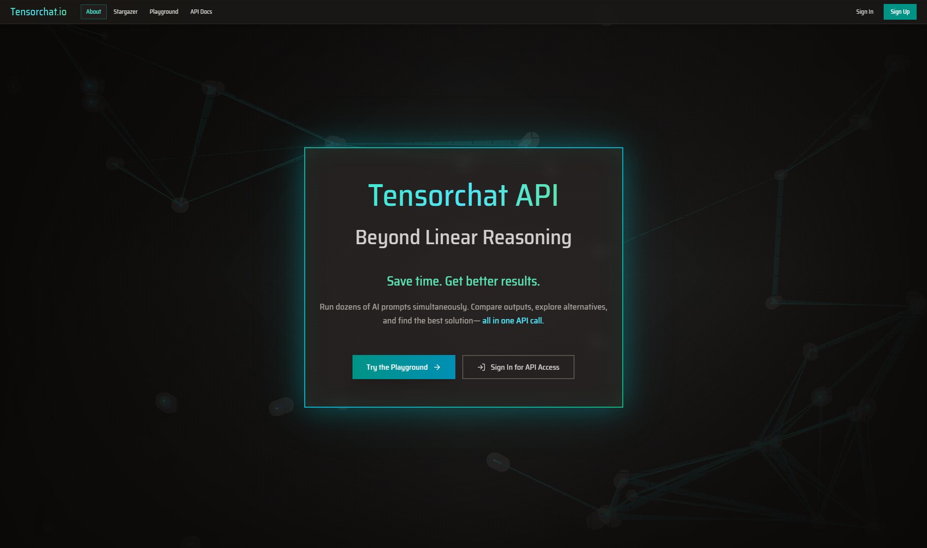 Tensorchat.io Tensorchat.io Interface & Screenshots Tensorchat.io Tensorchat.io Interface & Screenshots
