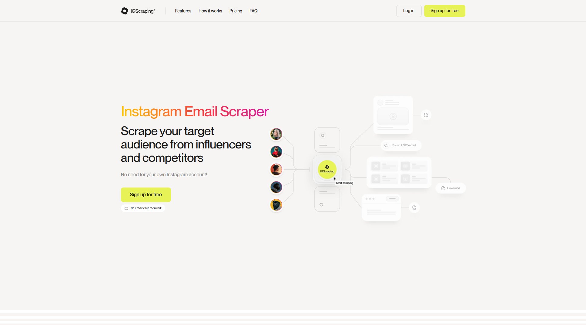 IGScraping IGScraping Interface & Screenshots IGScraping IGScraping Interface & Screenshots