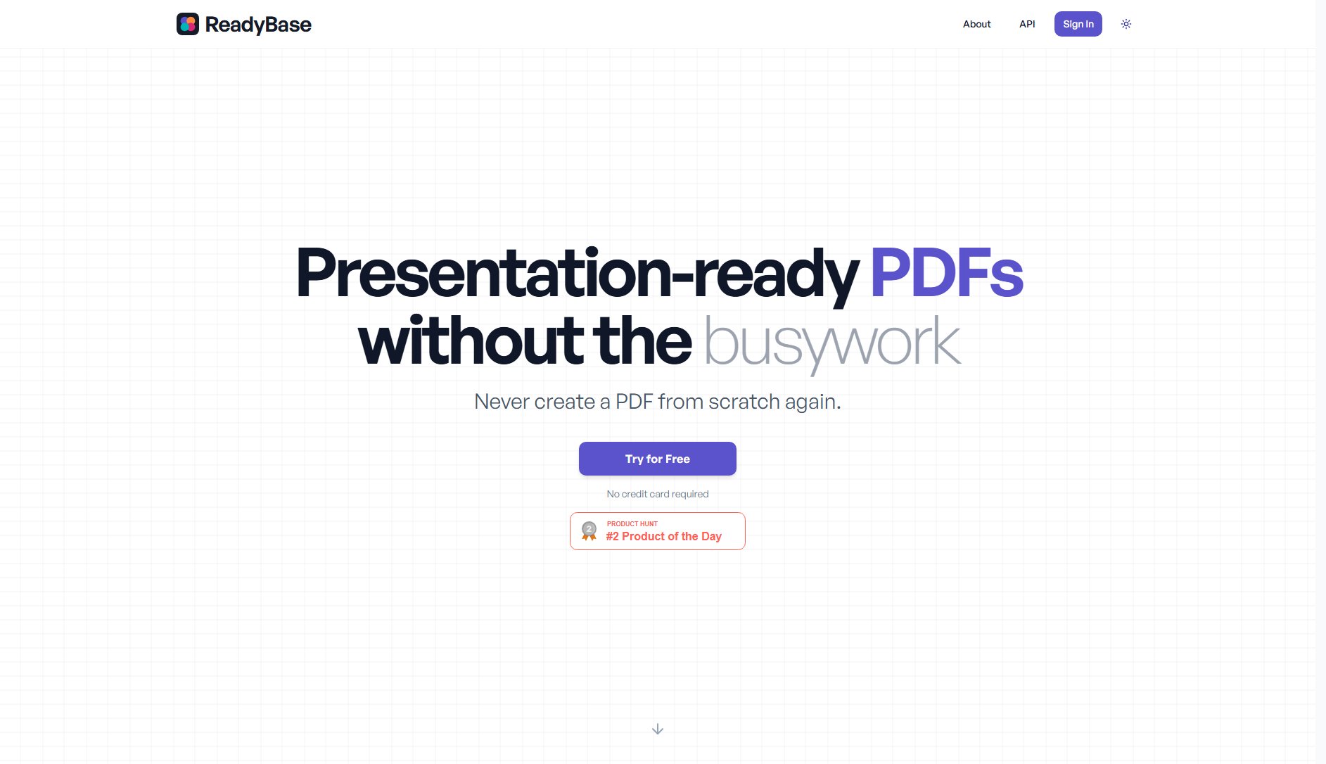 ReadyBase ReadyBase Interface & Screenshots