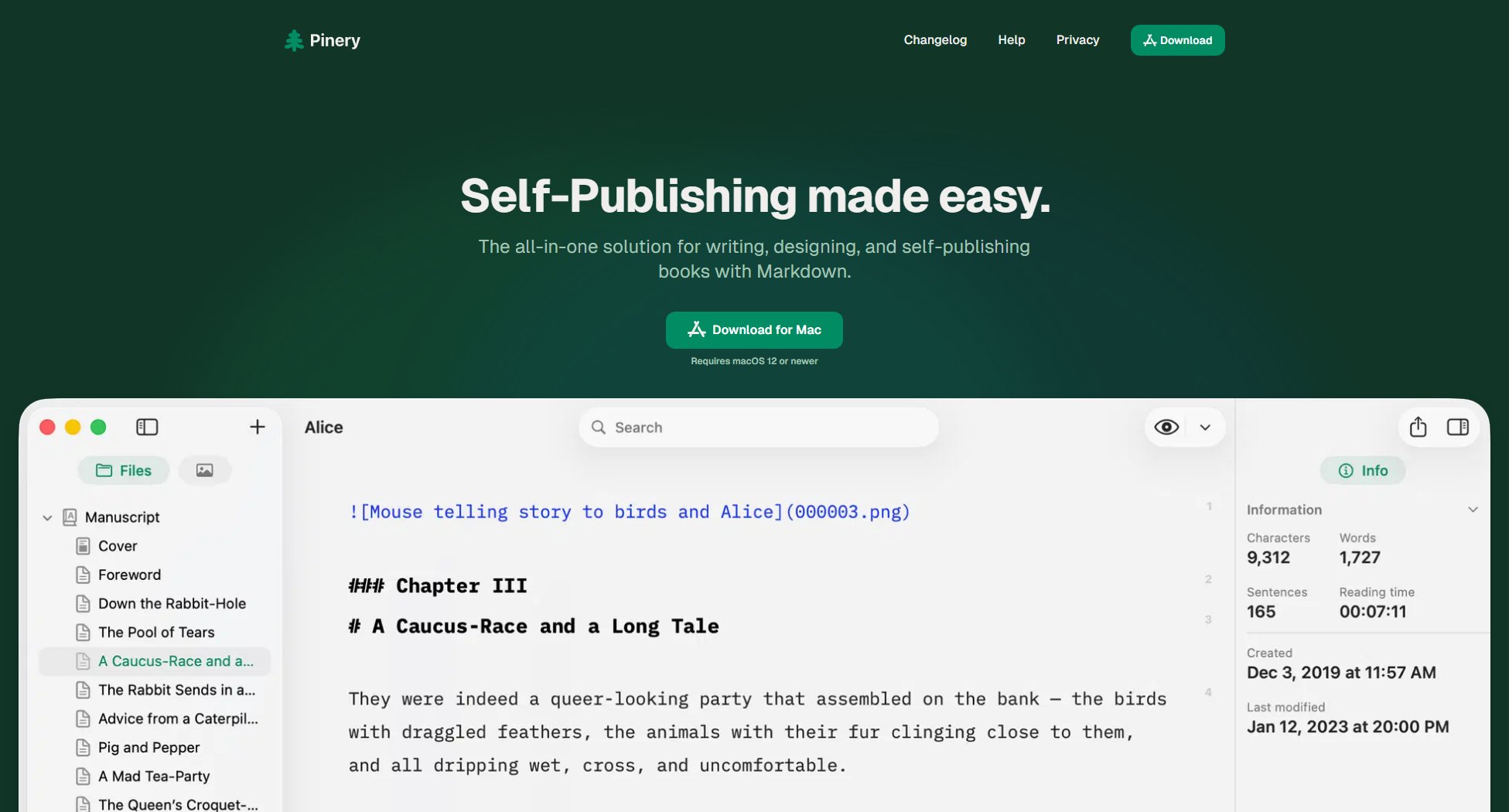 Pinery Pinery Interface & Screenshots