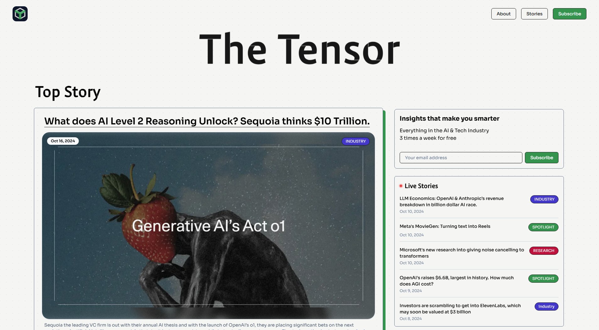 The Tensor The Tensor Interface & Screenshots The Tensor The Tensor Interface & Screenshots