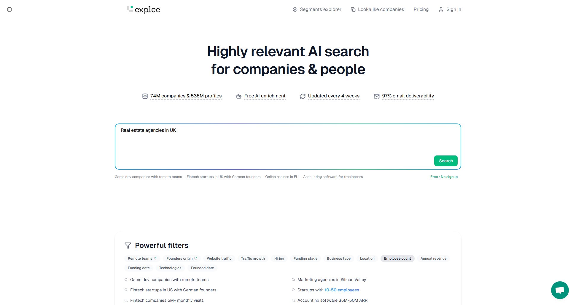 Explee Explee Interface & Screenshots Explee Explee Interface & Screenshots