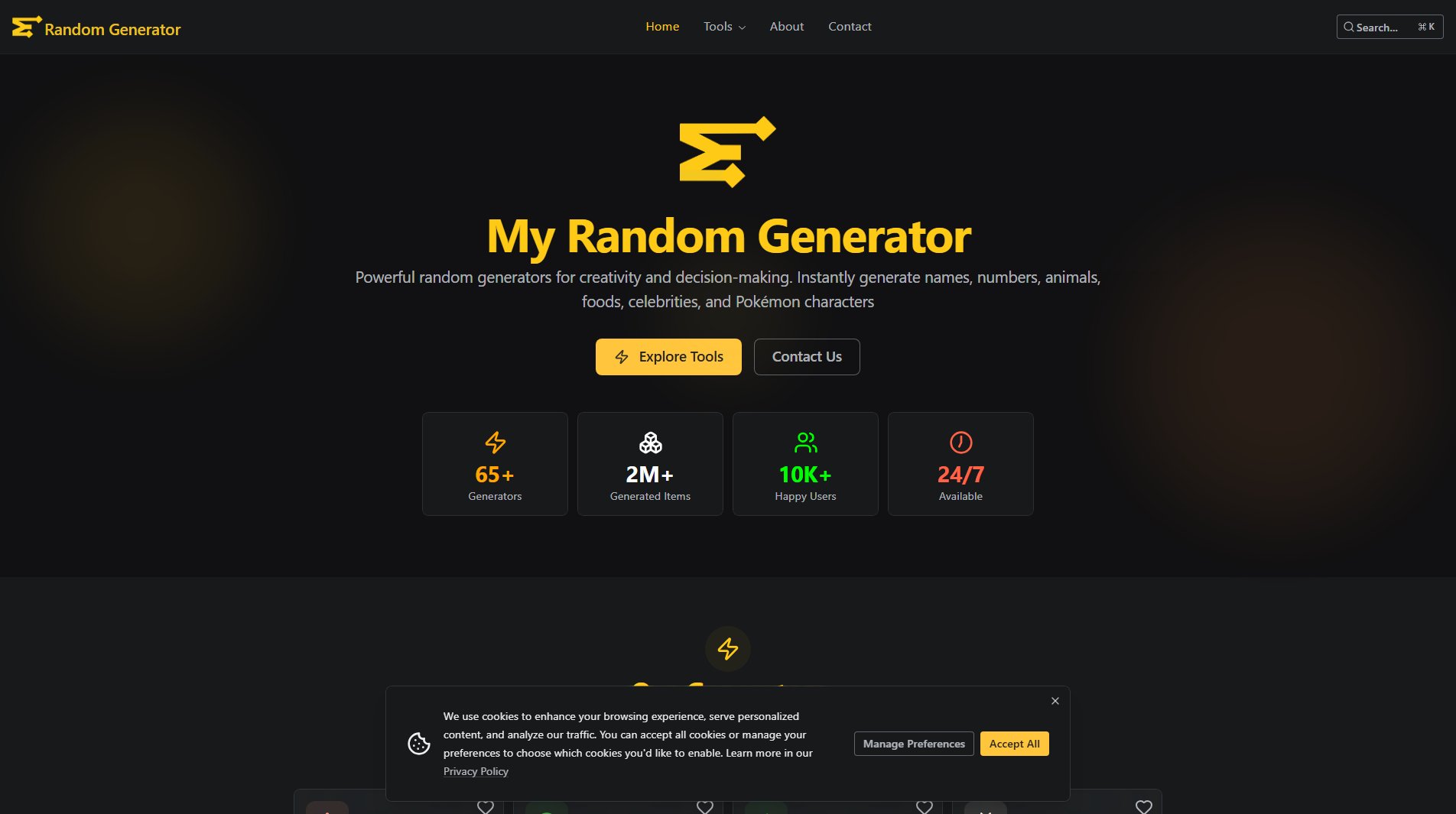 My Random Generator My Random Generator Interface & Screenshots My Random Generator My Random Generator Interface & Screenshots